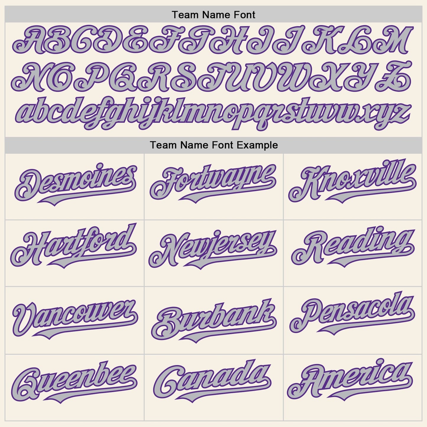 Custom Cream Purple-Gray Authentic Sleeveless Baseball Jersey view 3