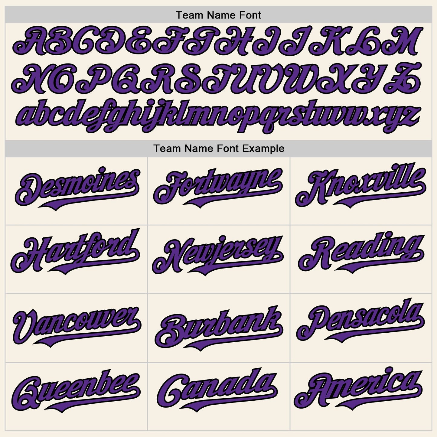 Custom Cream Purple-Black Authentic Sleeveless Baseball Jersey view 3