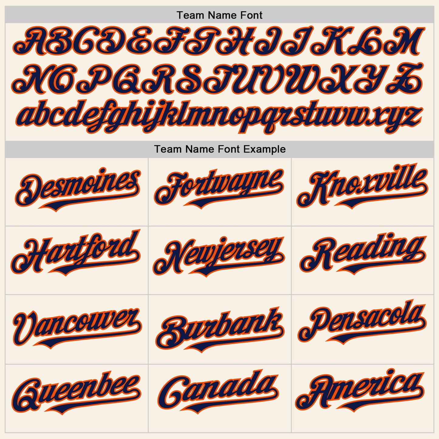 Custom Cream Navy-Orange Authentic Sleeveless Baseball Jersey view 3