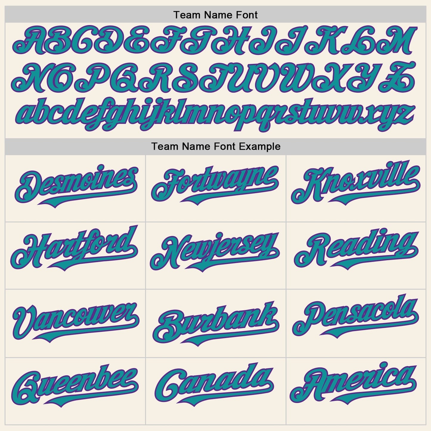 Custom Cream Purple-Teal Authentic Sleeveless Baseball Jersey view 3
