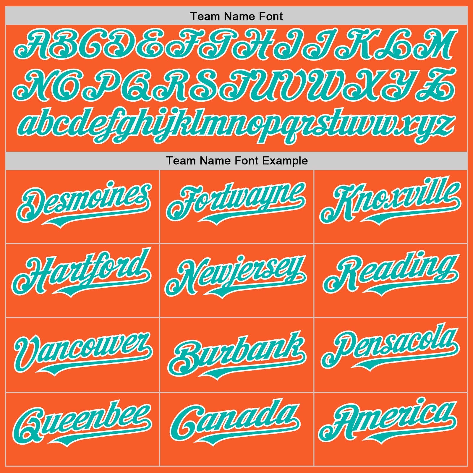 Custom Orange Aqua-White Authentic Sleeveless Baseball Jersey view 3