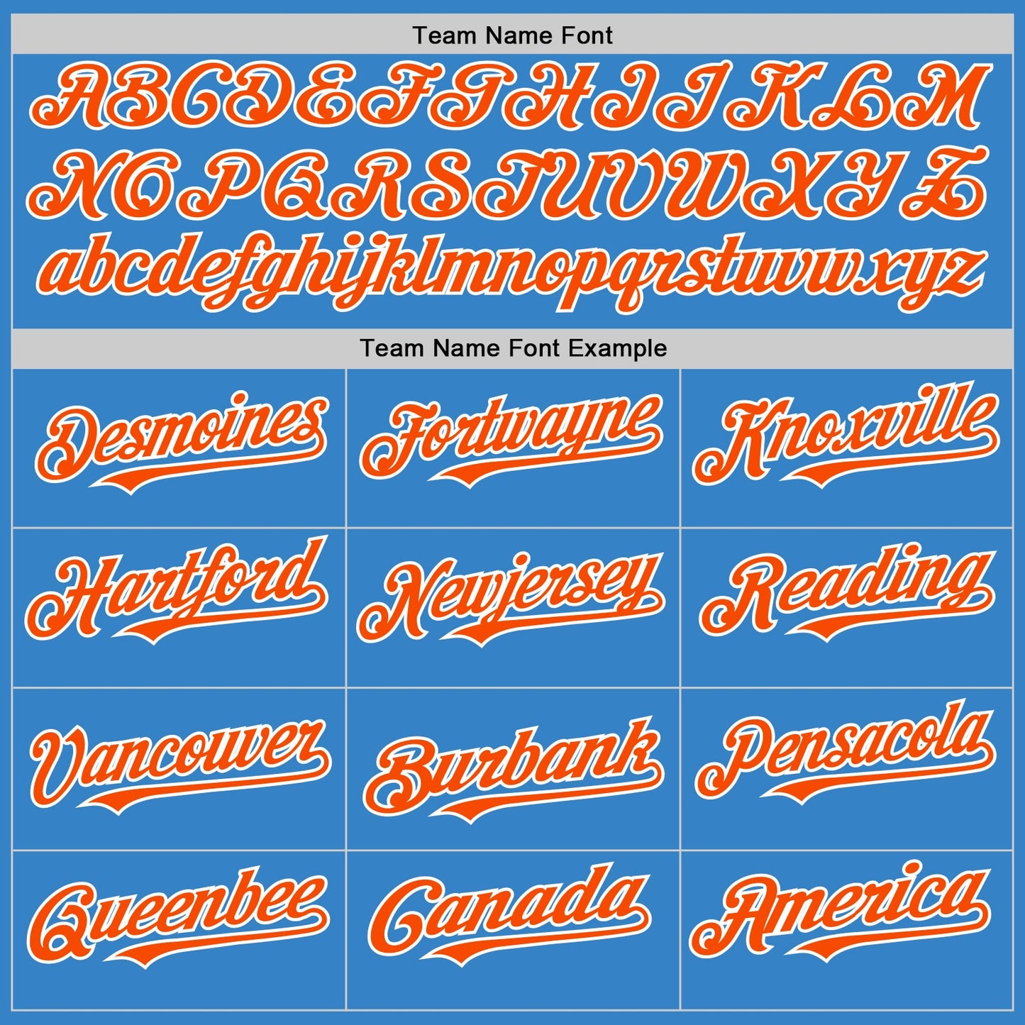 Custom Powder Blue Orange-White Authentic Sleeveless Baseball Jersey view 3