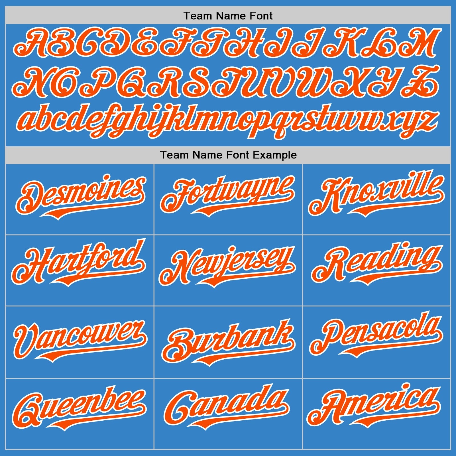 Custom Powder Blue Orange-White Authentic Sleeveless Baseball Jersey view 3