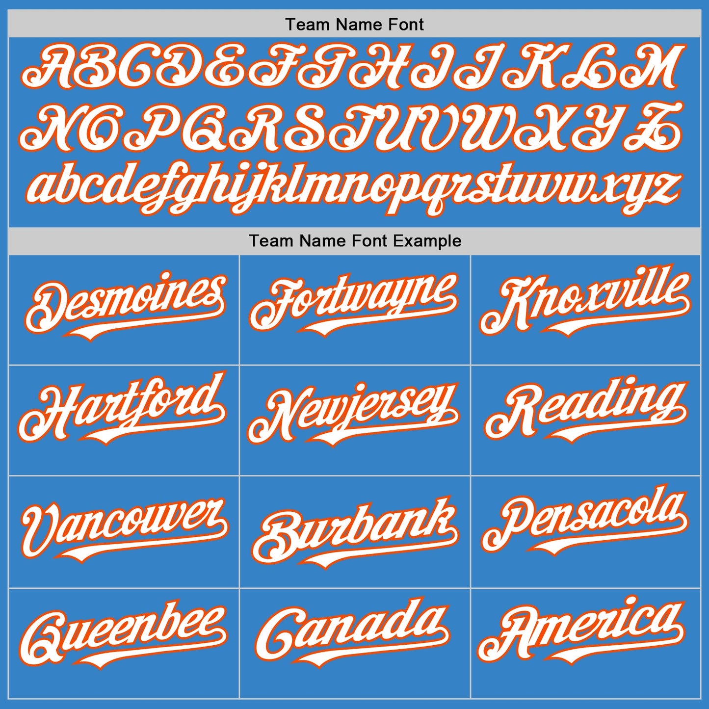Custom Powder Blue White-Orange Authentic Sleeveless Baseball Jersey view 3