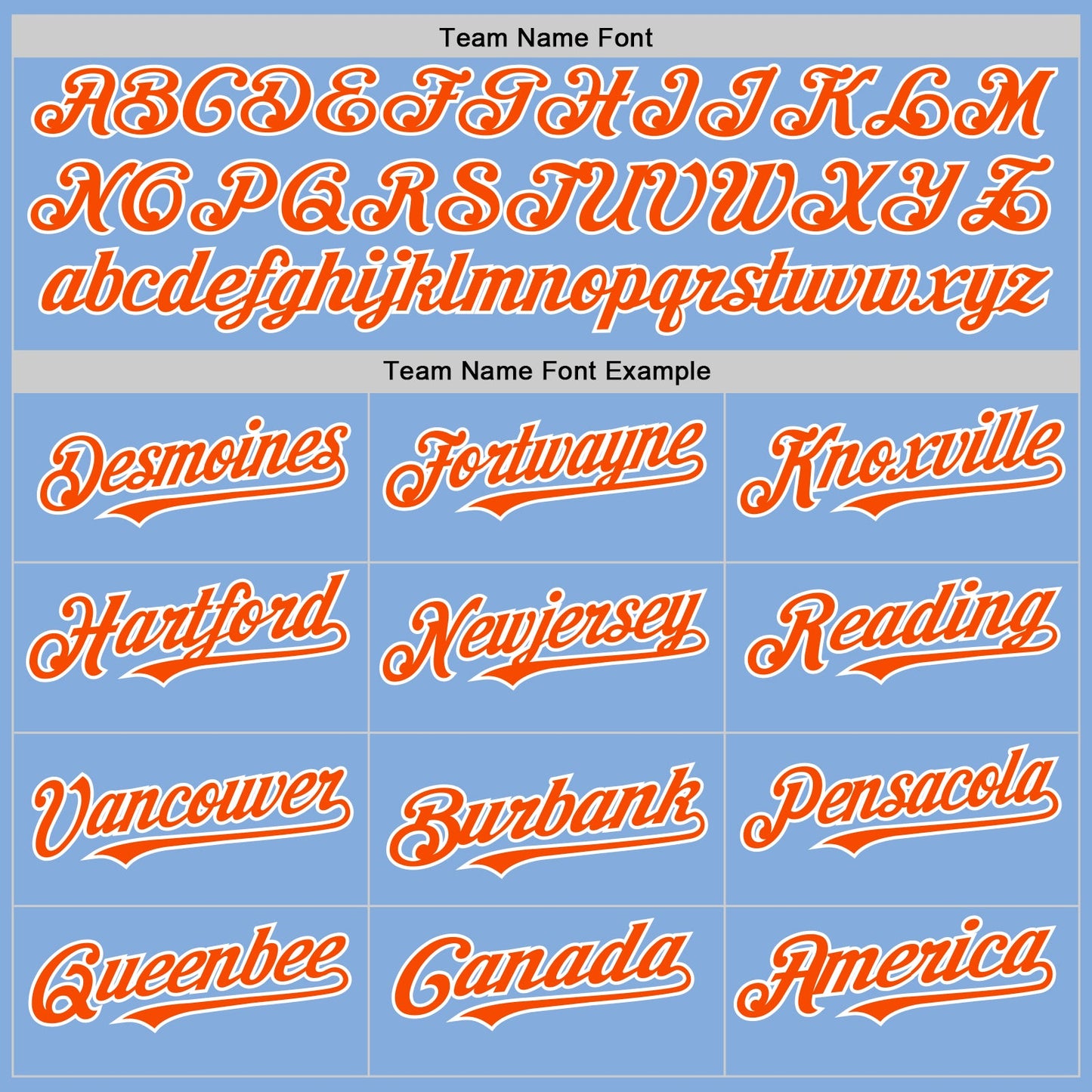 Custom Light Blue Orange-White Authentic Sleeveless Baseball Jersey view 3