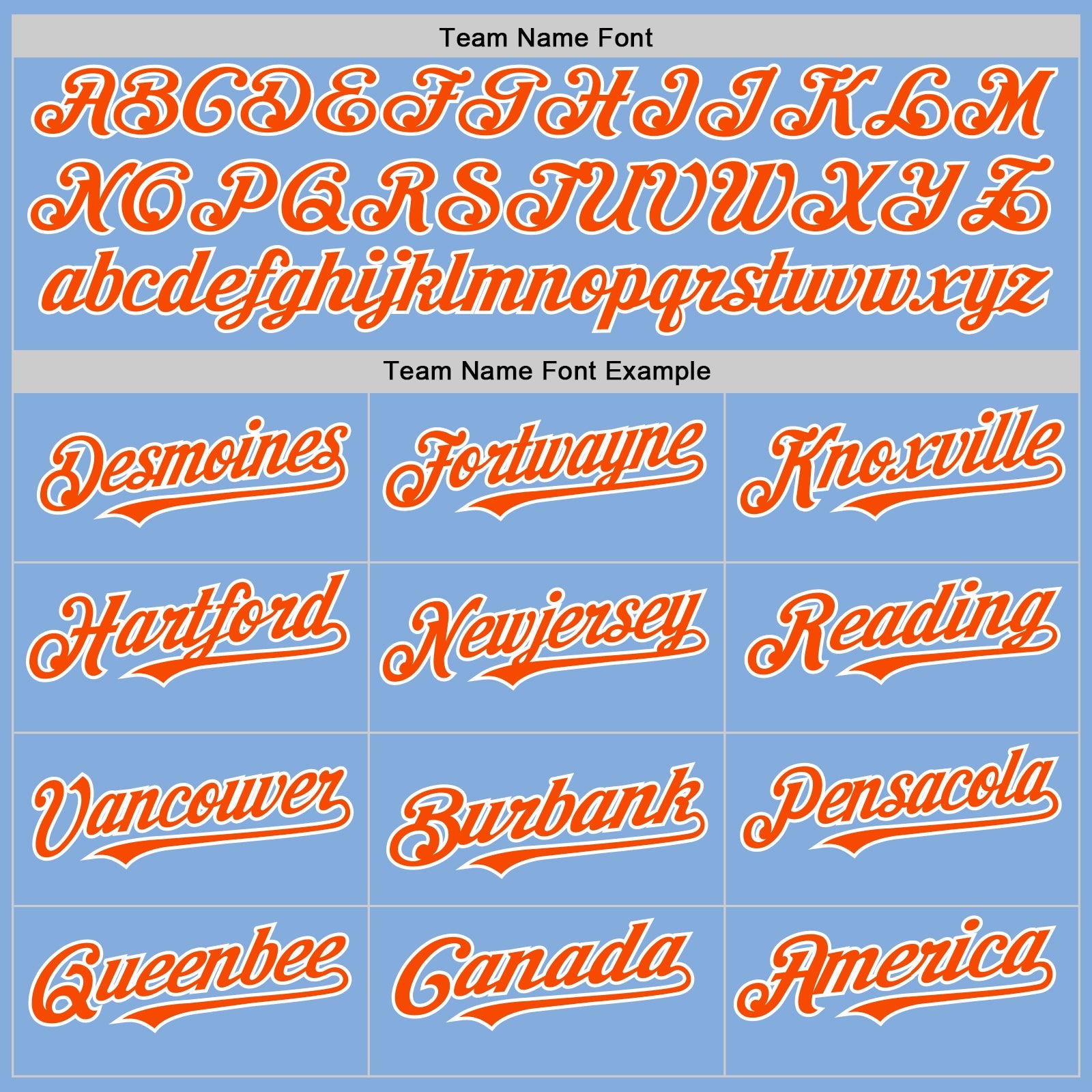 Custom Light Blue Orange-White Authentic Sleeveless Baseball Jersey view 3