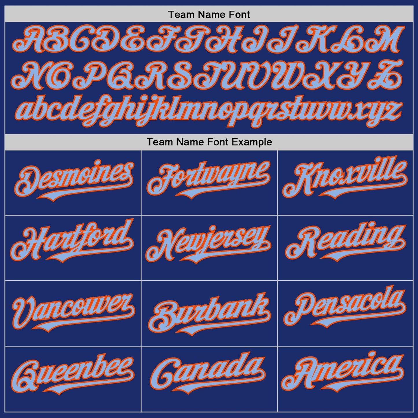 Custom Royal Light Blue-Orange Authentic Sleeveless Baseball Jersey view 3