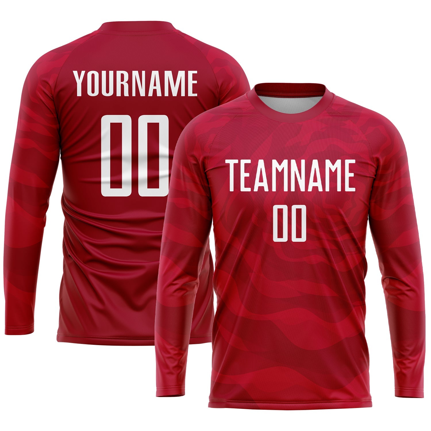 Custom Red White Sublimation Soccer Uniform Jersey view 3