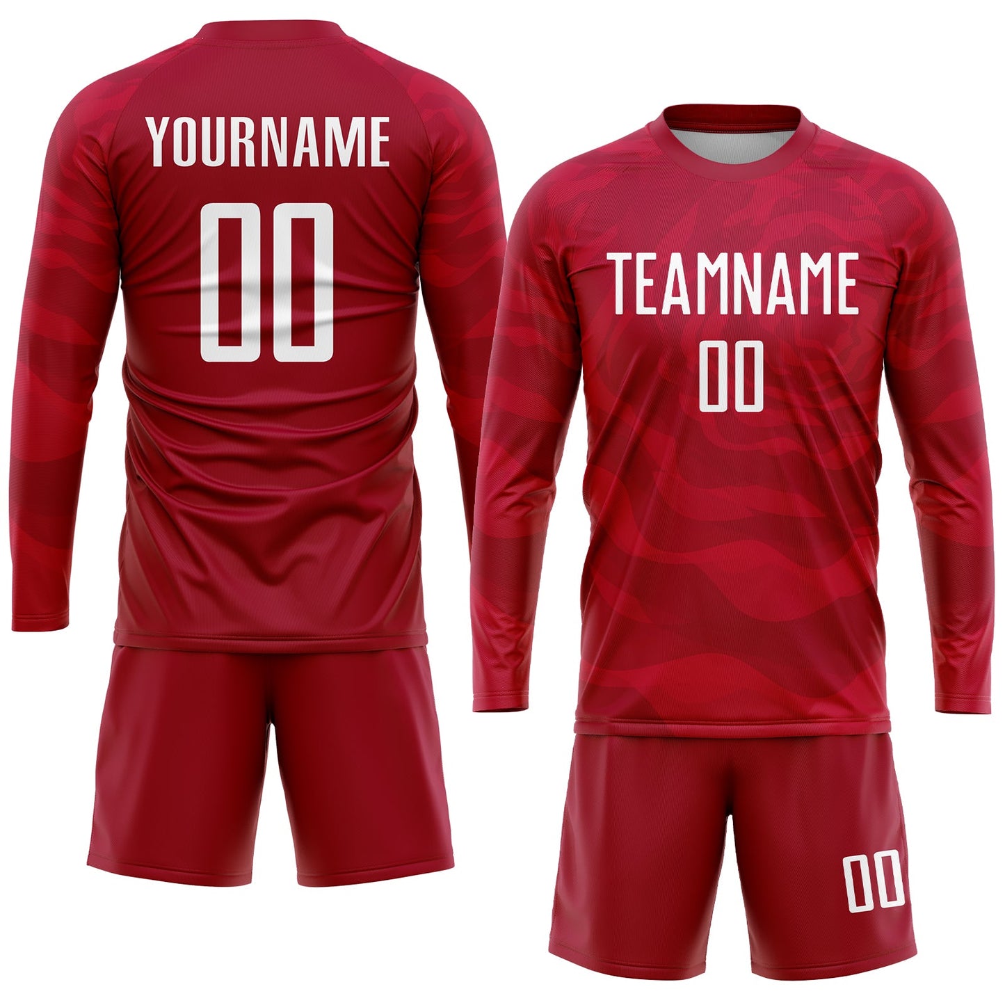 Custom Red White Sublimation Soccer Uniform Jersey view 4