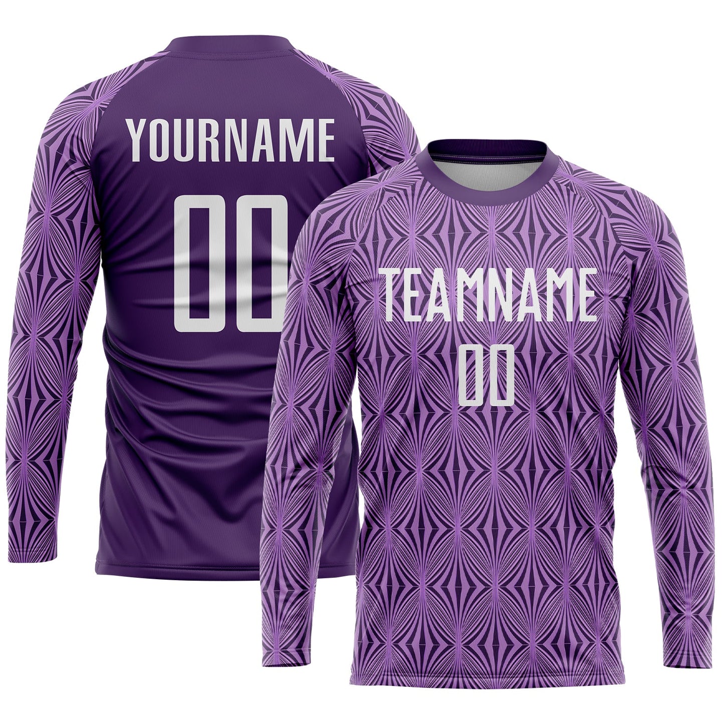 Custom Purple White Sublimation Soccer Uniform Jersey view 3