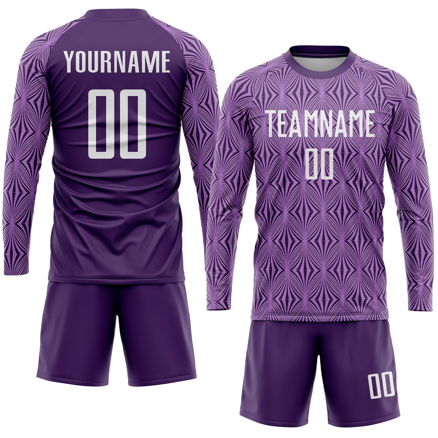 Custom Purple White Sublimation Soccer Uniform Jersey view 4