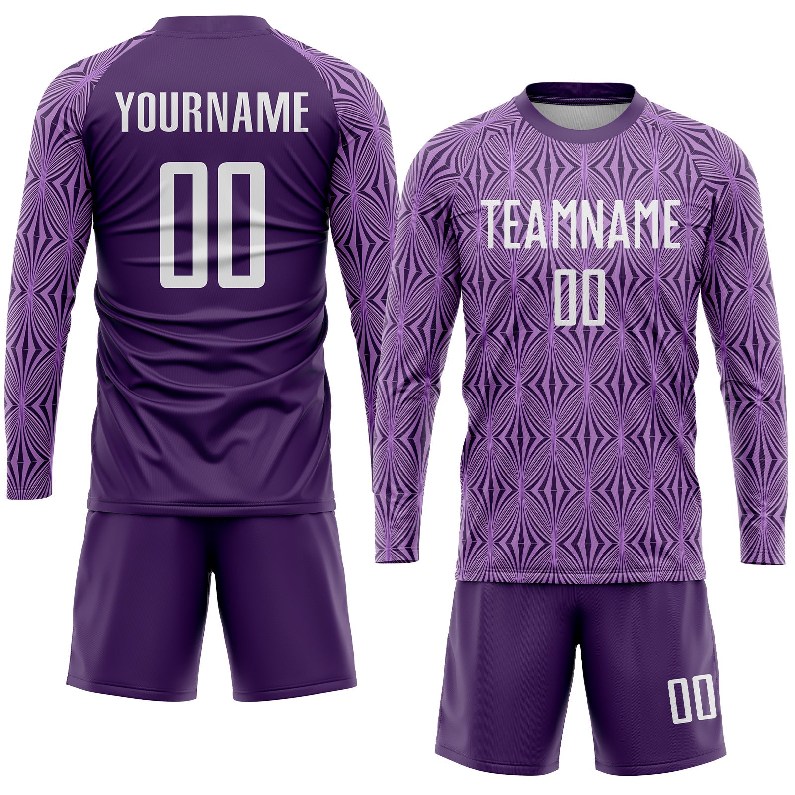 Custom Purple White Sublimation Soccer Uniform Jersey view 4