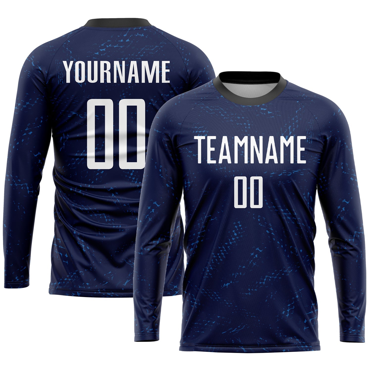 Custom Dark Purple White-Black Sublimation Soccer Uniform Jersey view 3