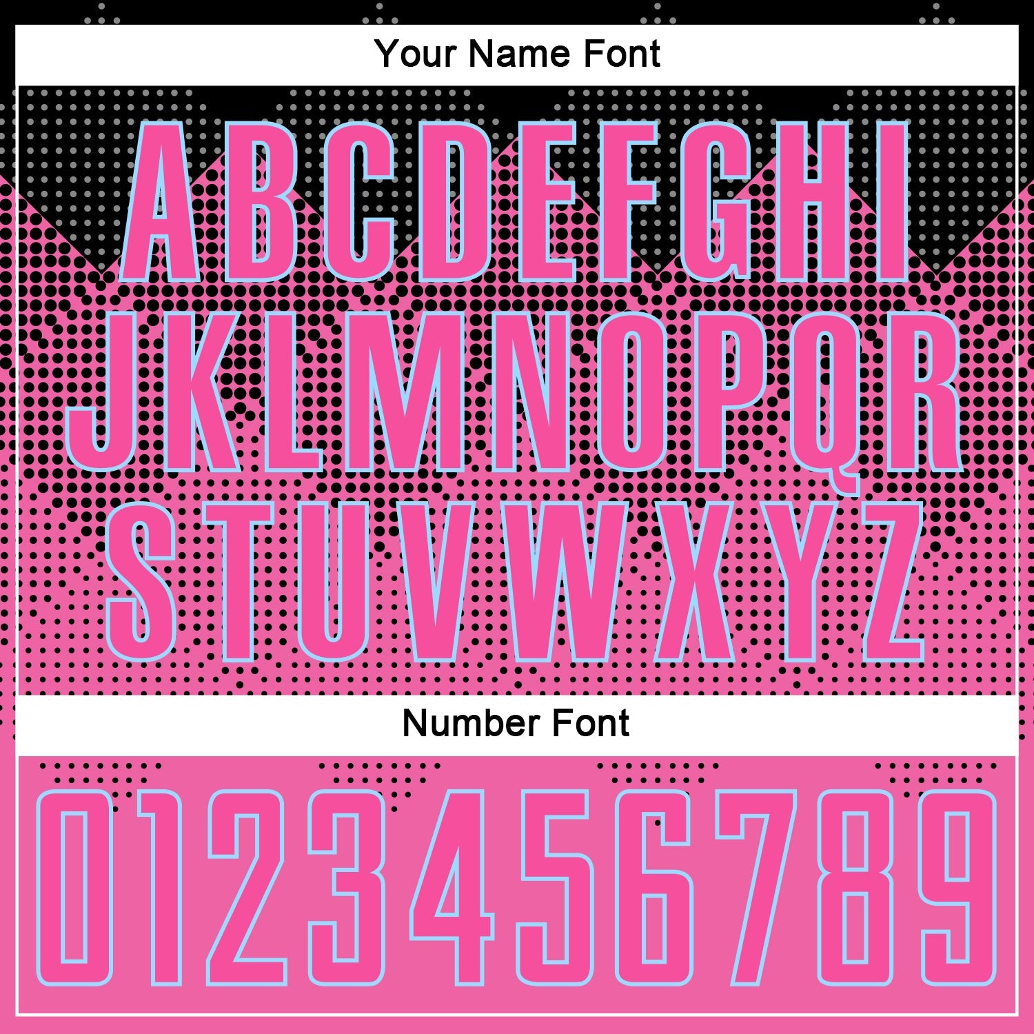 Custom Pink Black-LIght Blue Gradient Square Shape Sublimation Soccer Uniform Jersey view 7