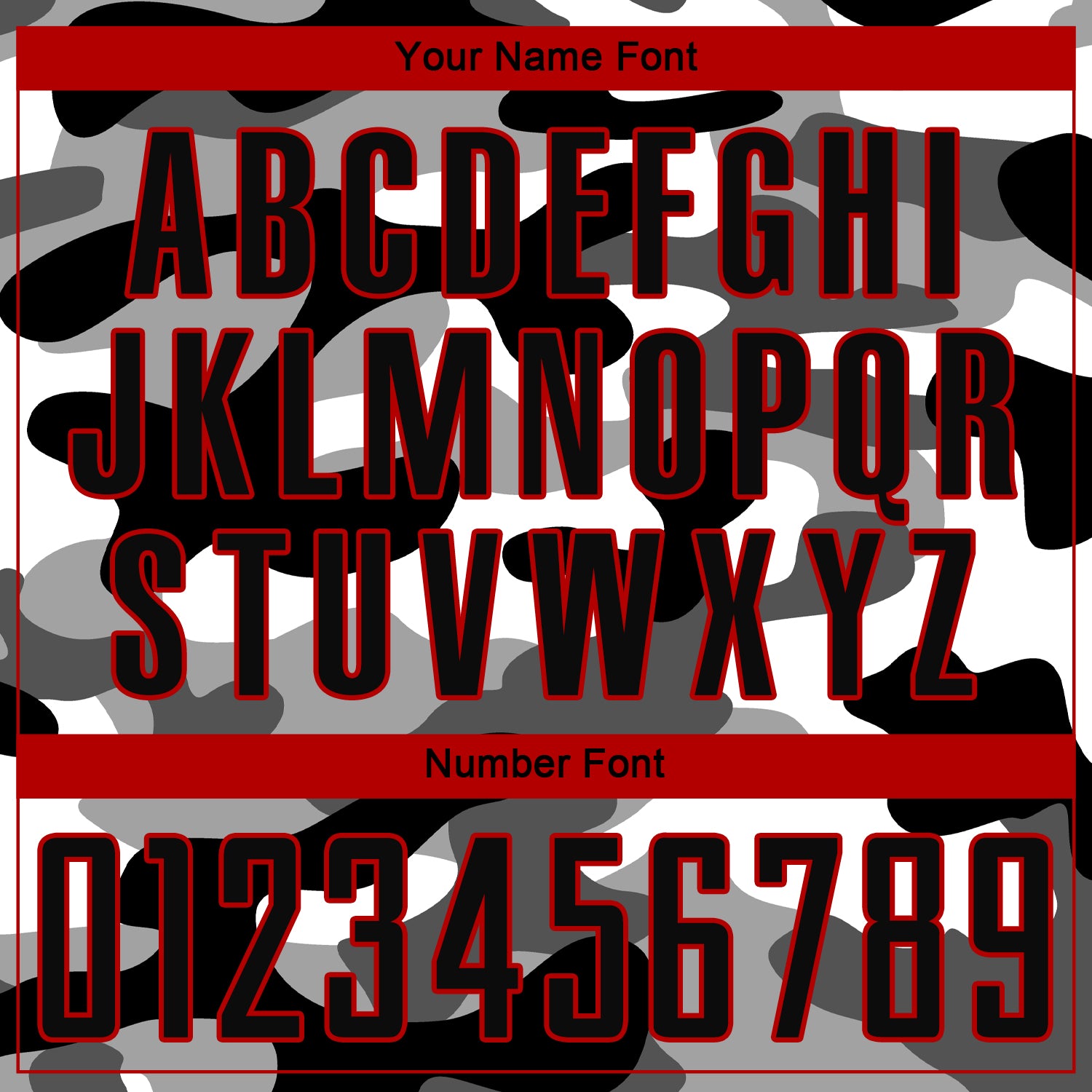 Custom Camo Black-Red Sublimation Salute To Service Soccer Uniform Jersey view 5