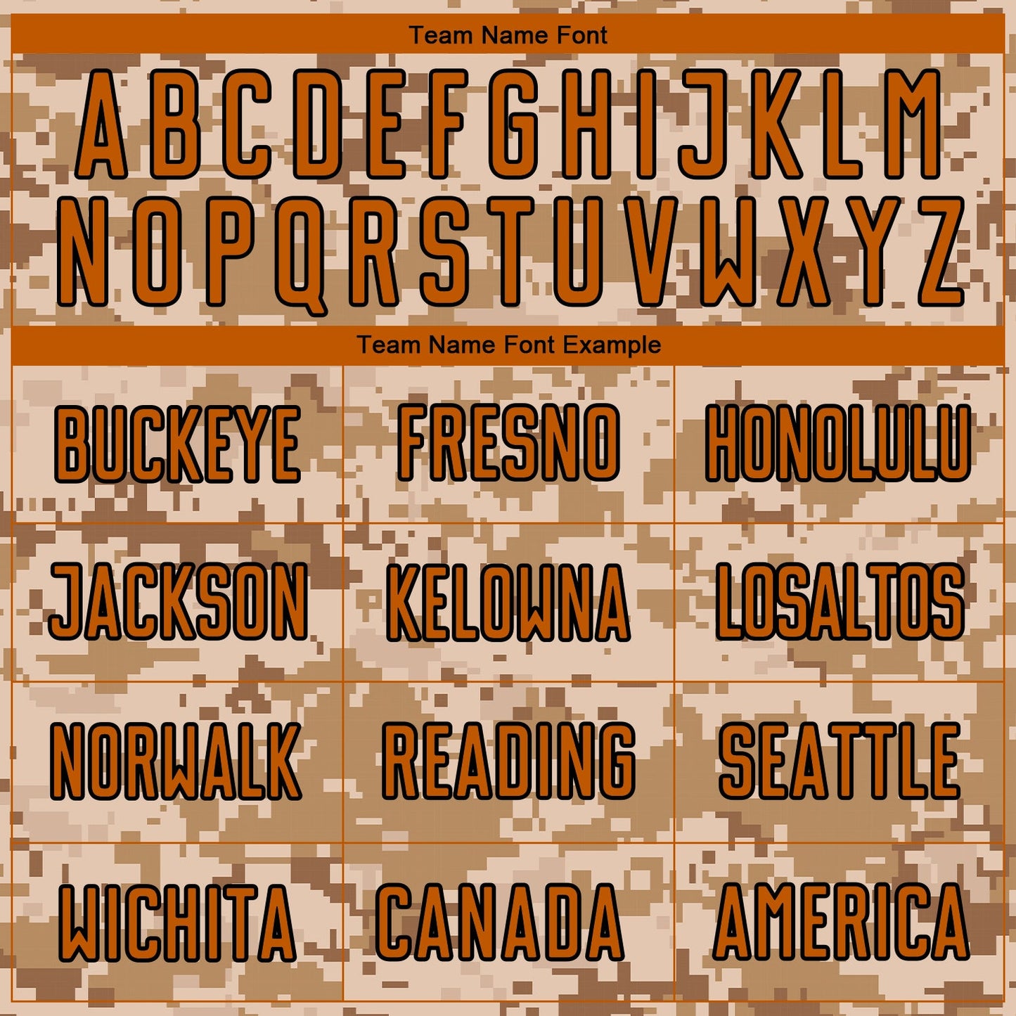 Custom Camo Texas Orange-Brown Sublimation Salute To Service Soccer Uniform Jersey view 4