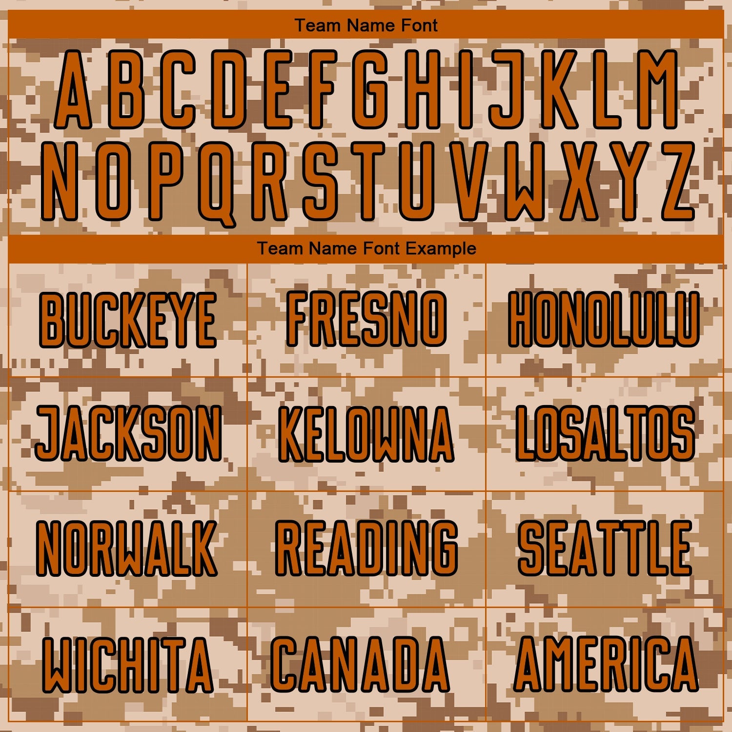 Custom Camo Texas Orange-Brown Sublimation Salute To Service Soccer Uniform Jersey view 4