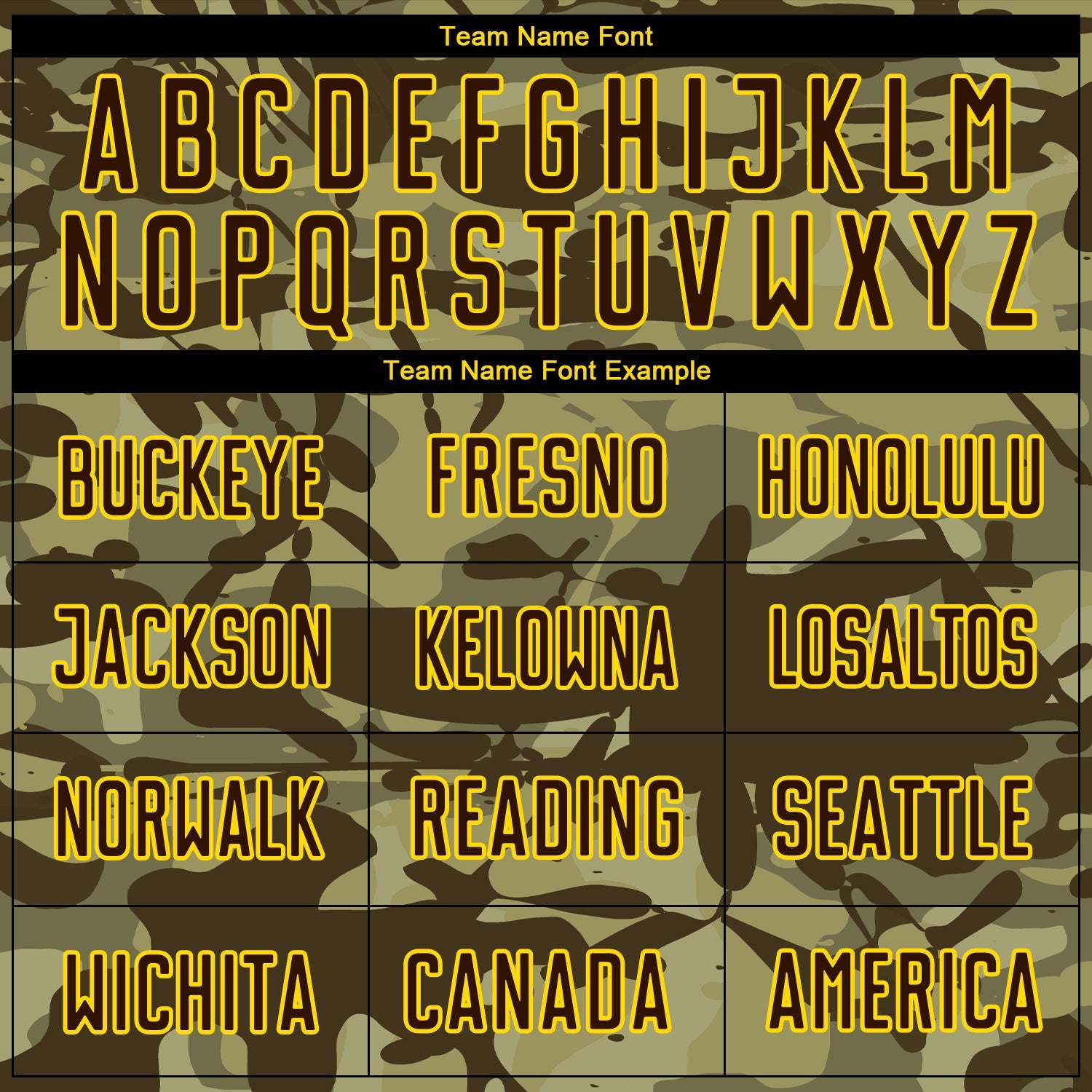 Custom Camo Brown-Gold Sublimation Salute To Service Soccer Uniform Jersey view 7