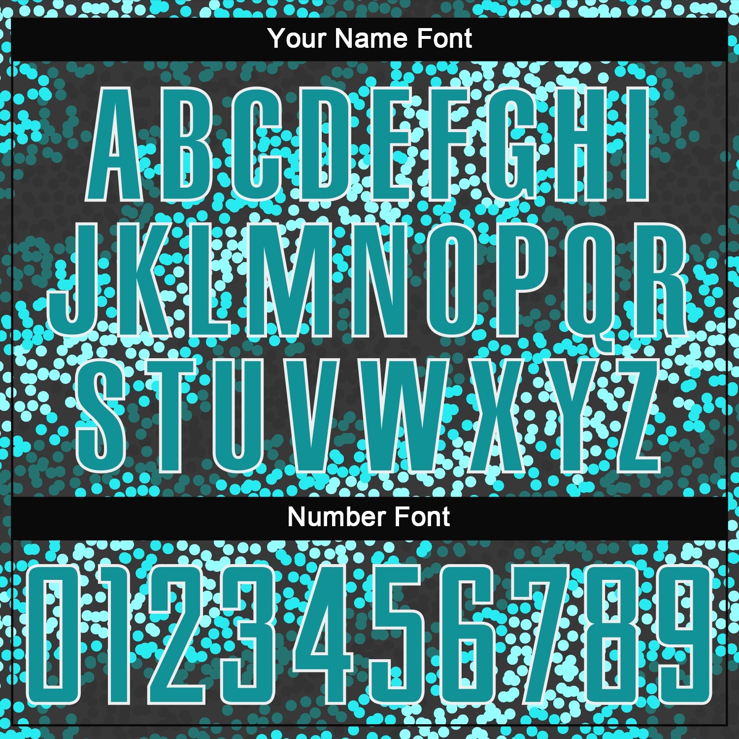 Custom Teal Teal-Black Sublimation Soccer Uniform Jersey view 5