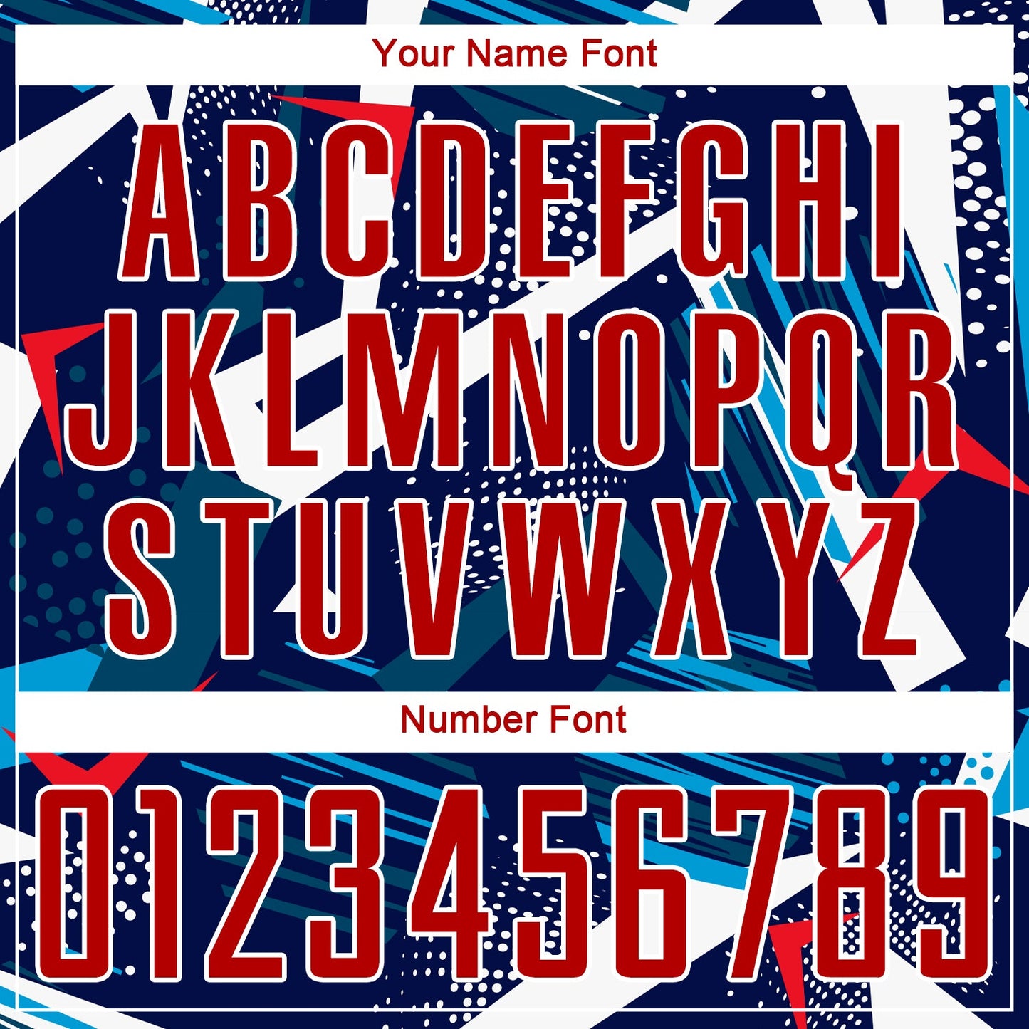 Custom Navy Red-White Sublimation Soccer Uniform Jersey view 7
