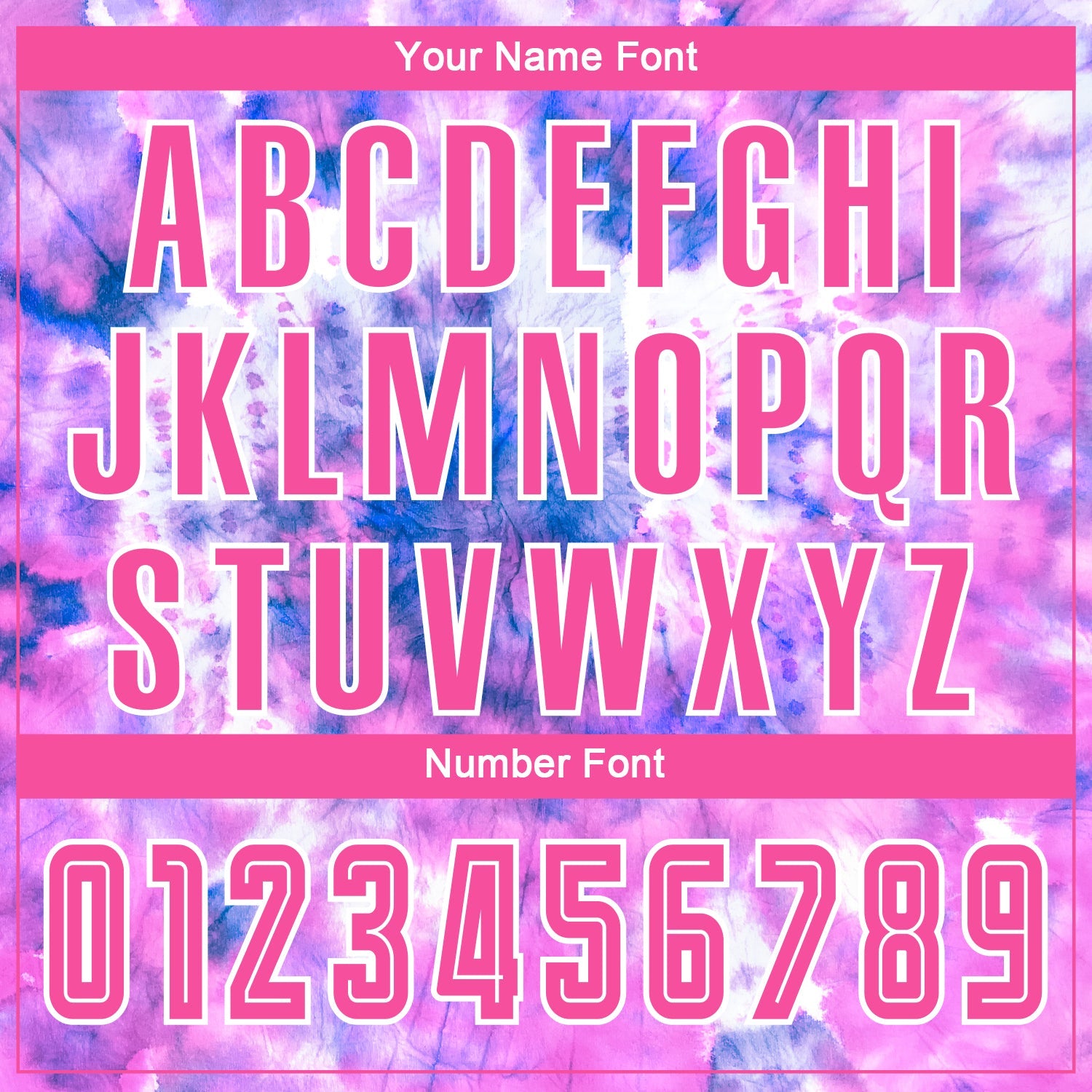 Custom Tie Dye Pink-White Sublimation Soccer Uniform Jersey view 7