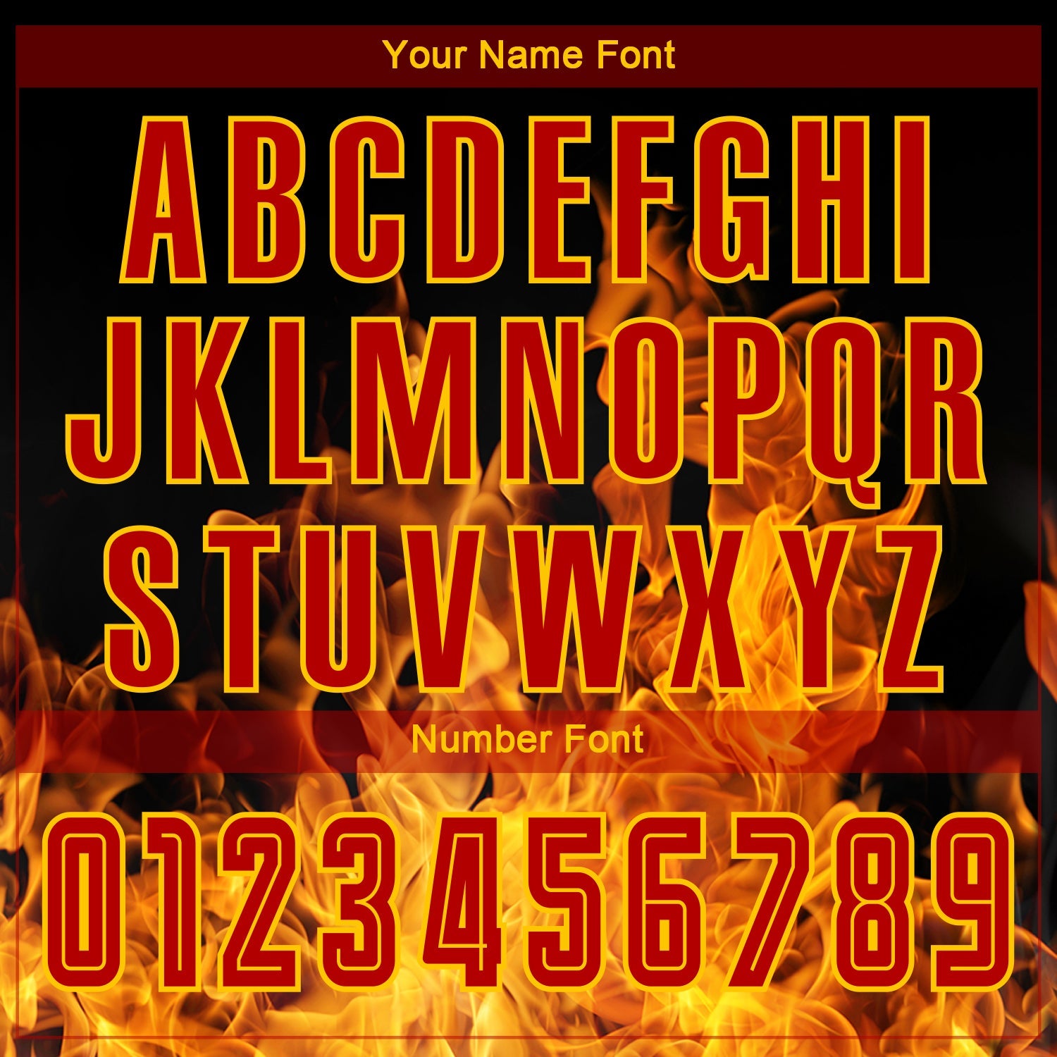 Custom Black Red-Gold Flame Sublimation Soccer Uniform Jersey view 7