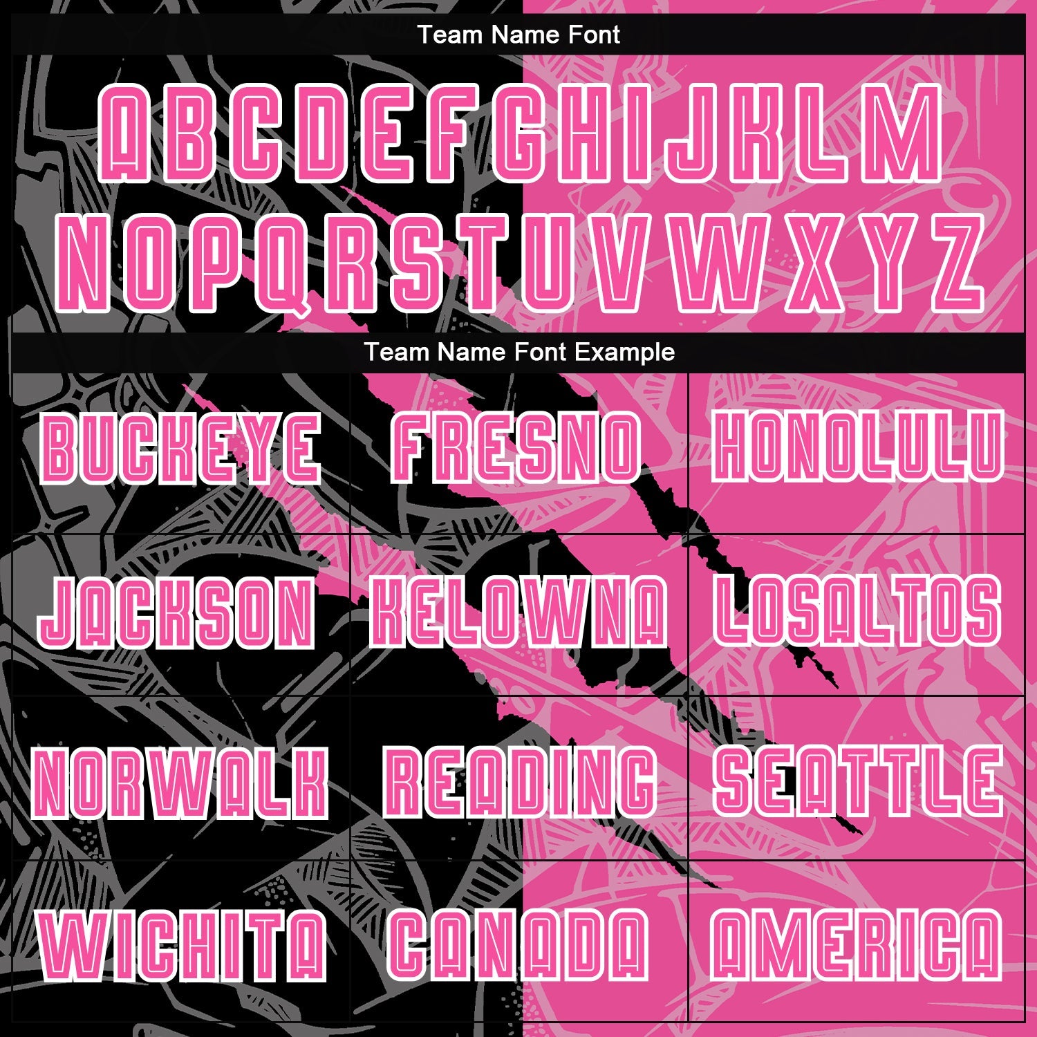 Custom Graffiti Pattern Pink Black-White Scratch Sublimation Soccer Uniform Jersey view 6