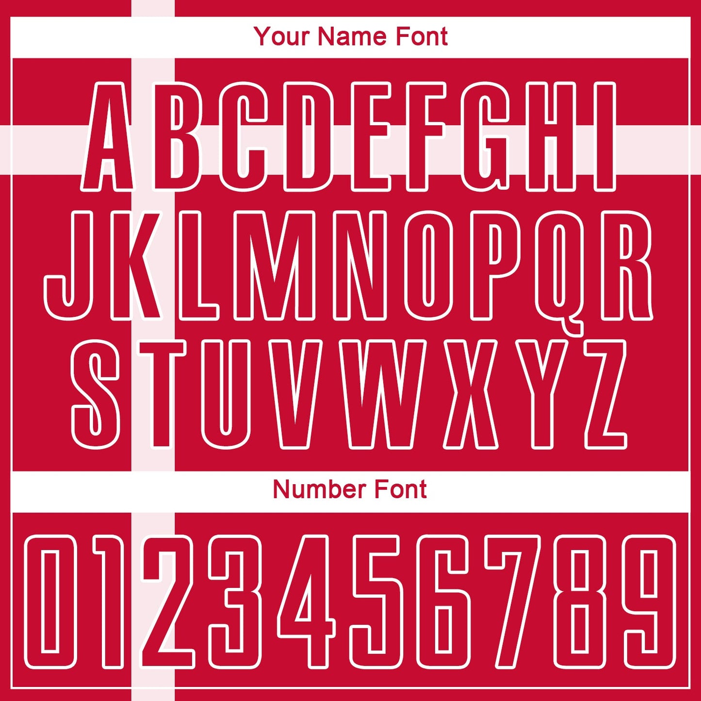 Custom Red Red-White Sublimation Danish Flag Soccer Uniform Jersey view 5