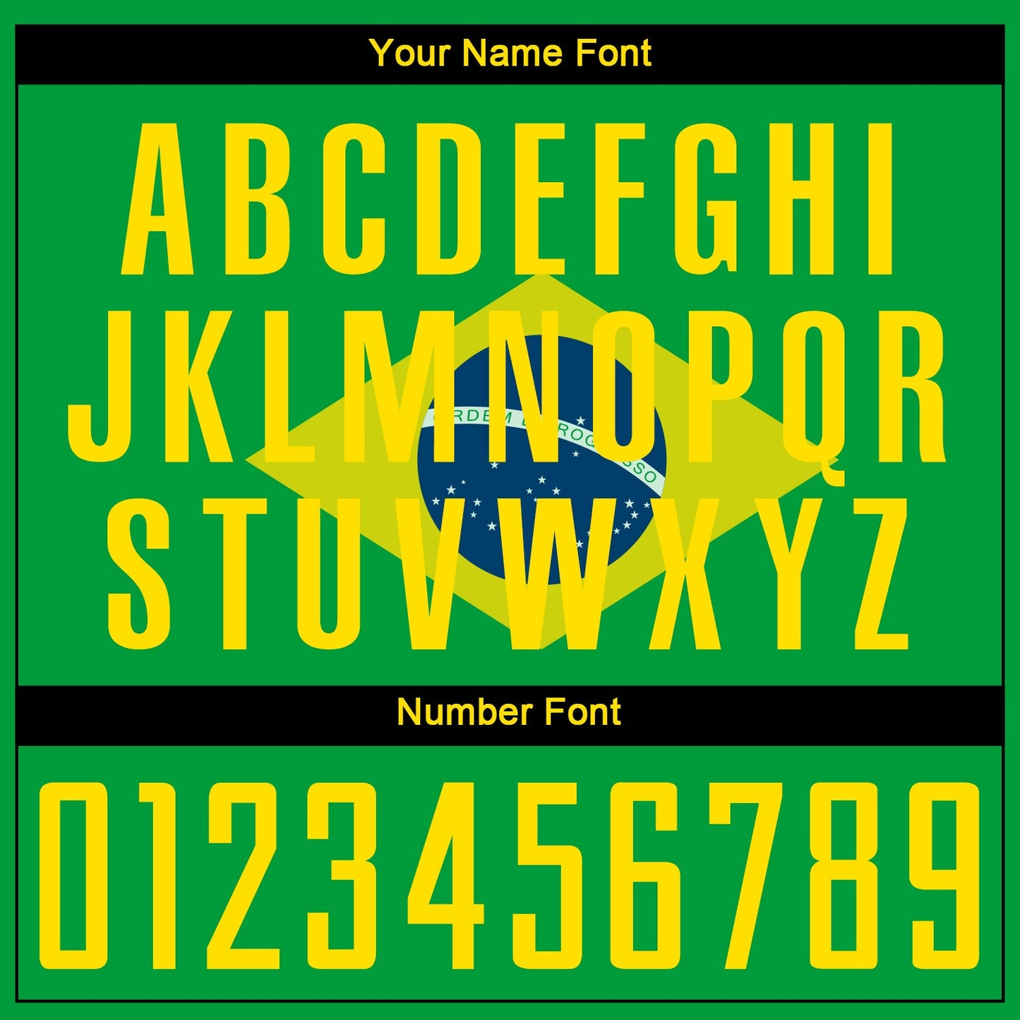 Custom Neon Green Gold-Royal Sublimation Brazilian Flag Soccer Uniform Jersey view 8