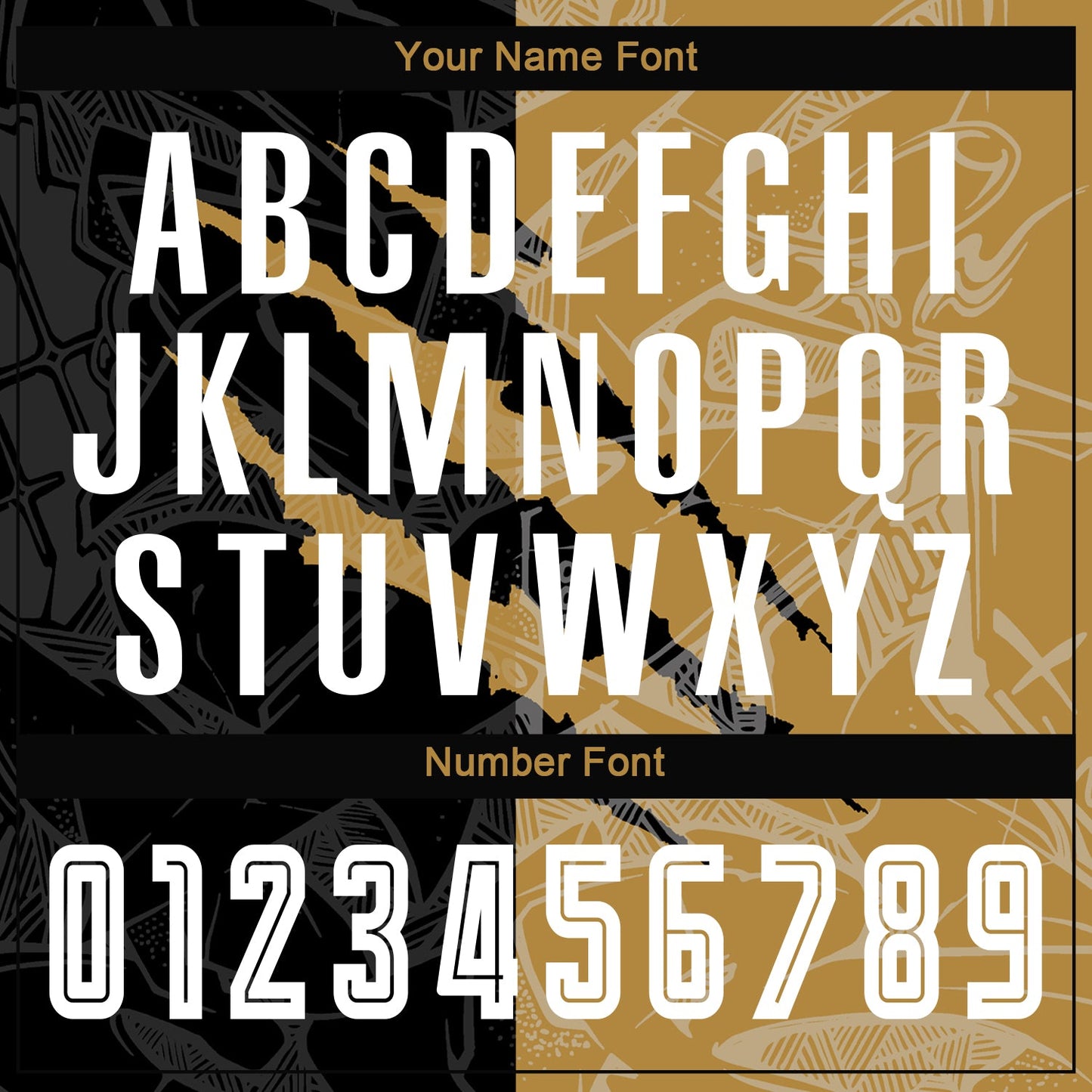 Custom Graffiti Pattern White Black-Old Gold Scratch Sublimation Soccer Uniform Jersey view 7