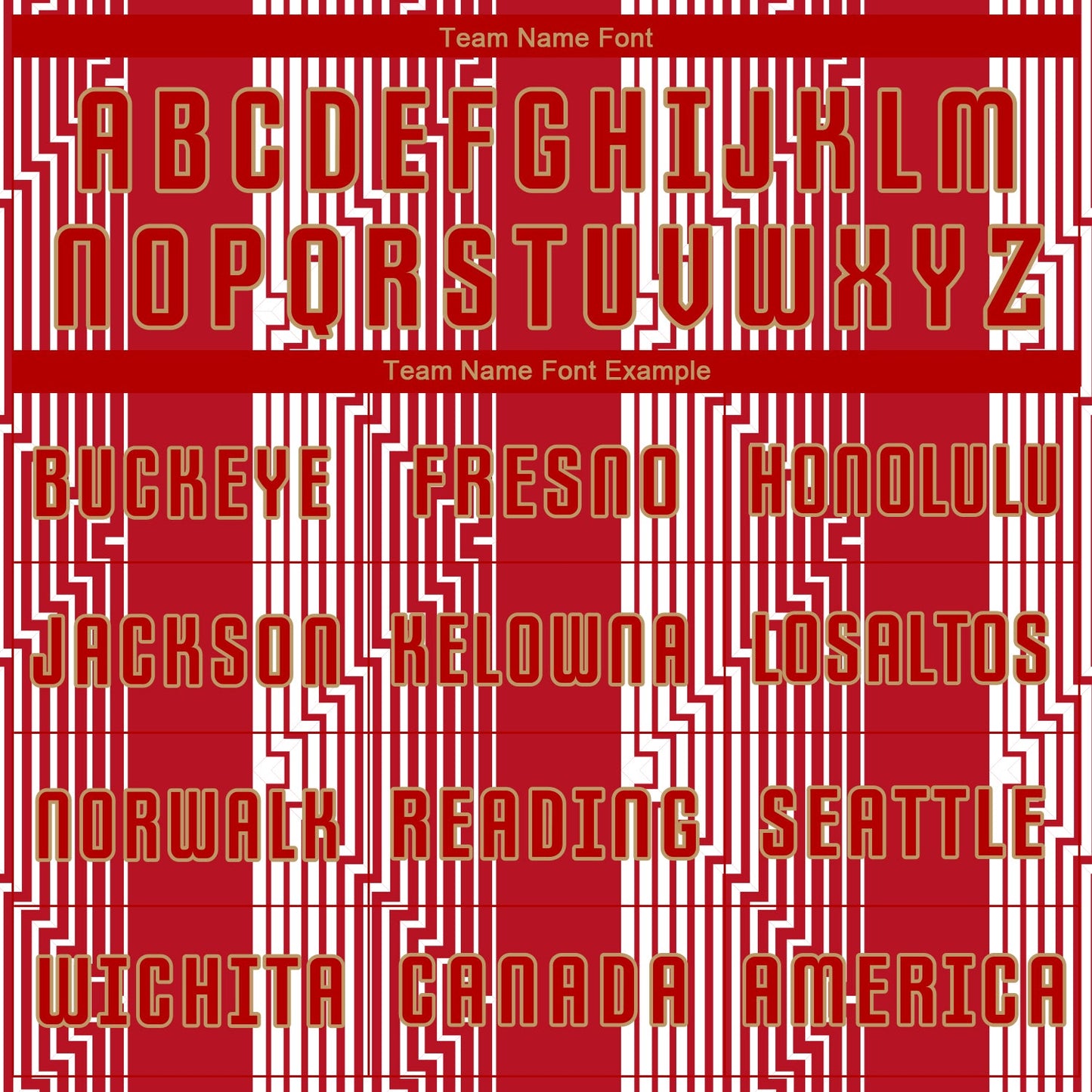 Custom Red Red-Old Gold Sublimation Soccer Uniform Jersey view 4