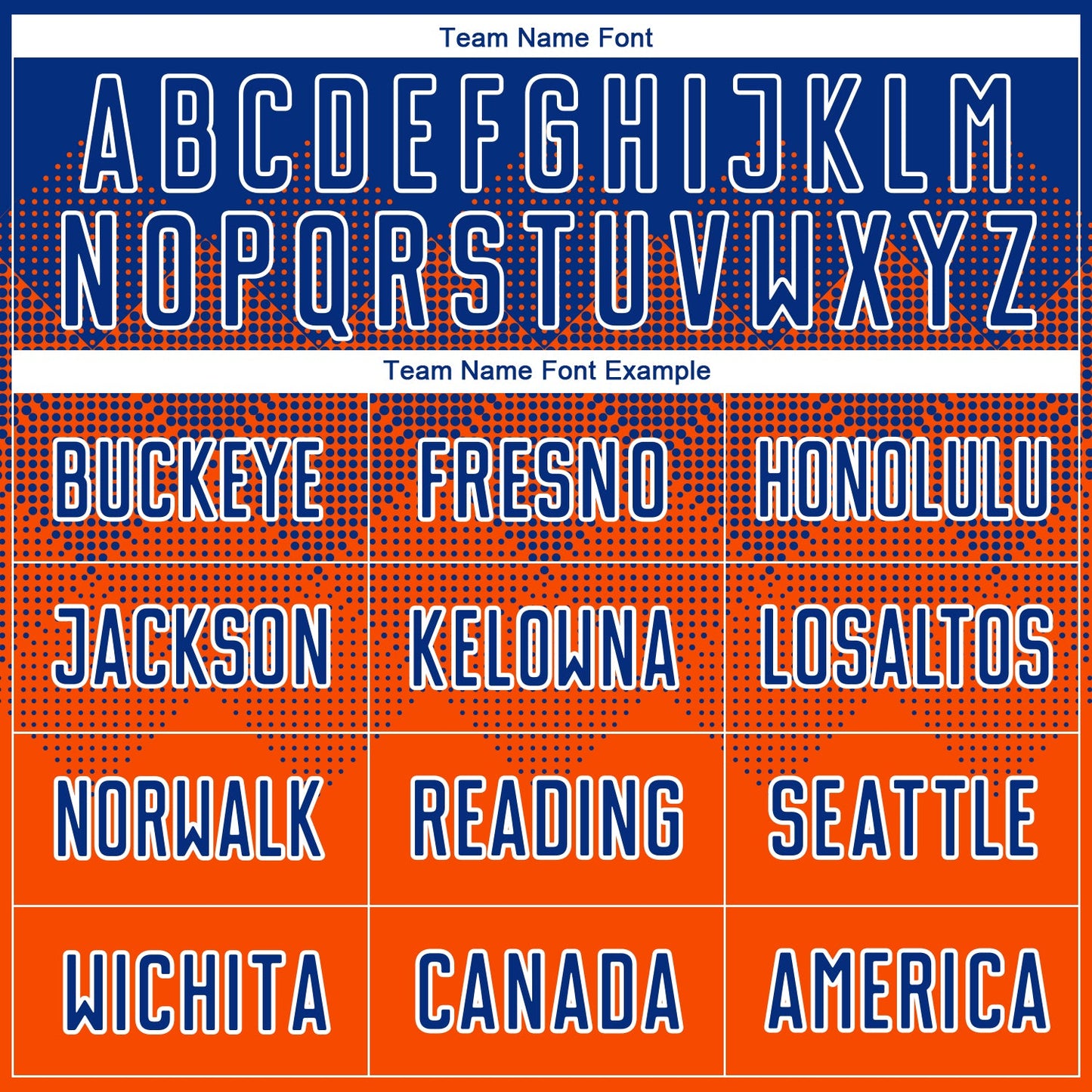 Custom Orange Royal-White Sublimation Soccer Uniform Jersey view 4