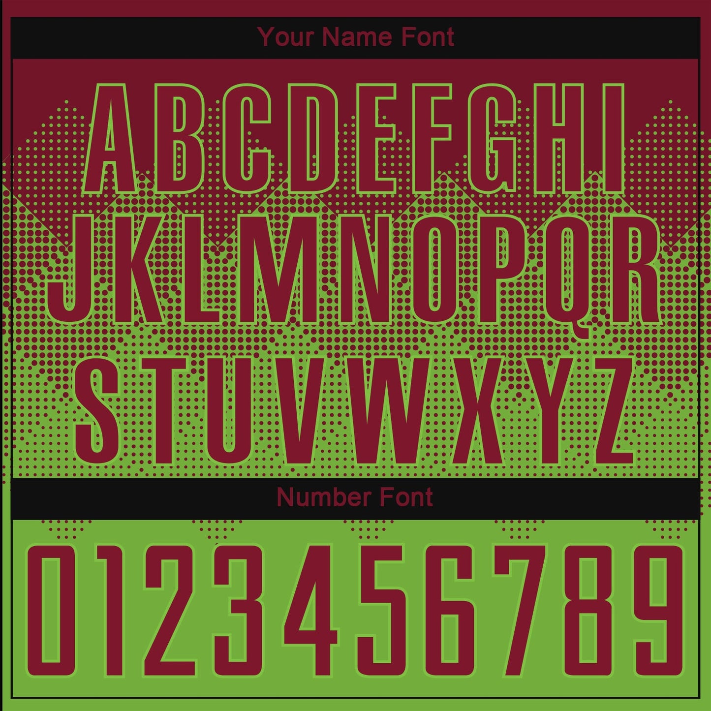 Custom Neon Green Crimson Sublimation Soccer Uniform Jersey view 5