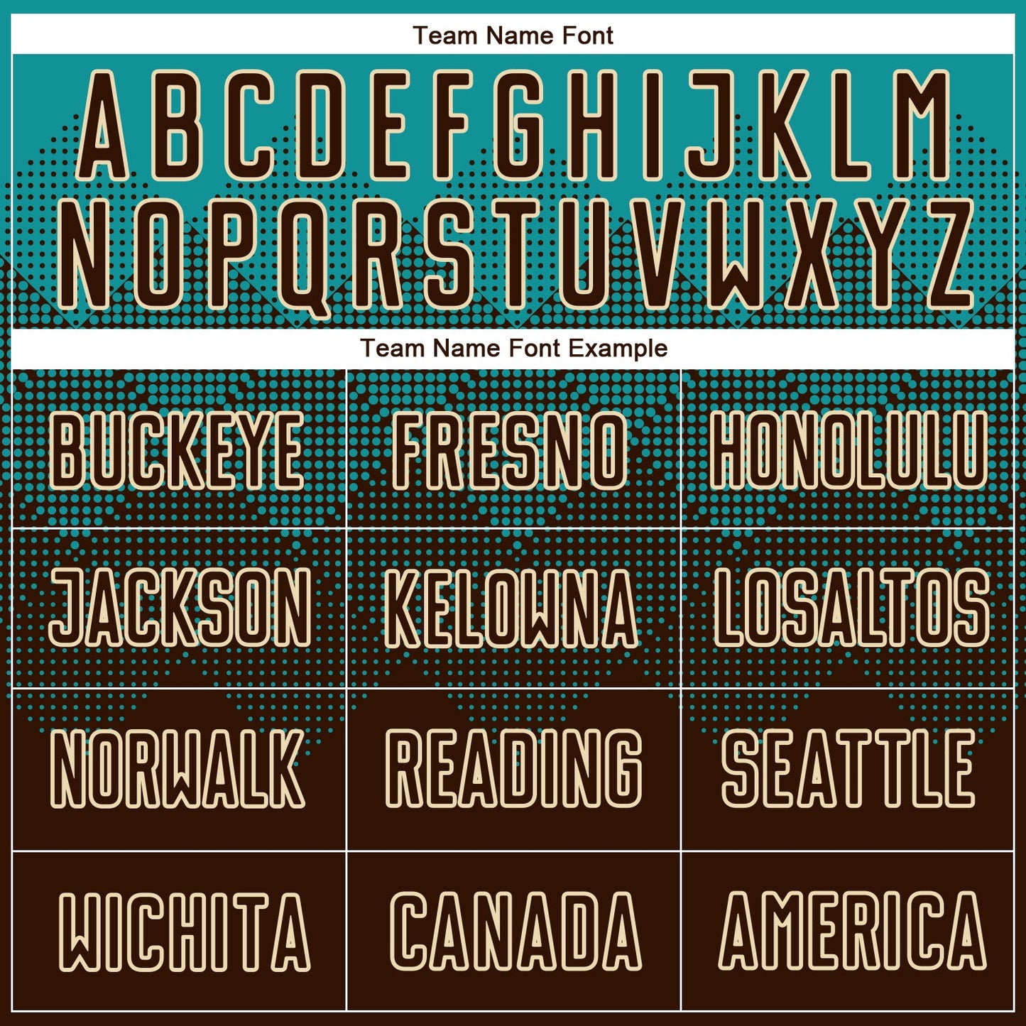 Custom Teal Brown-Cream Sublimation Soccer Uniform Jersey view 4
