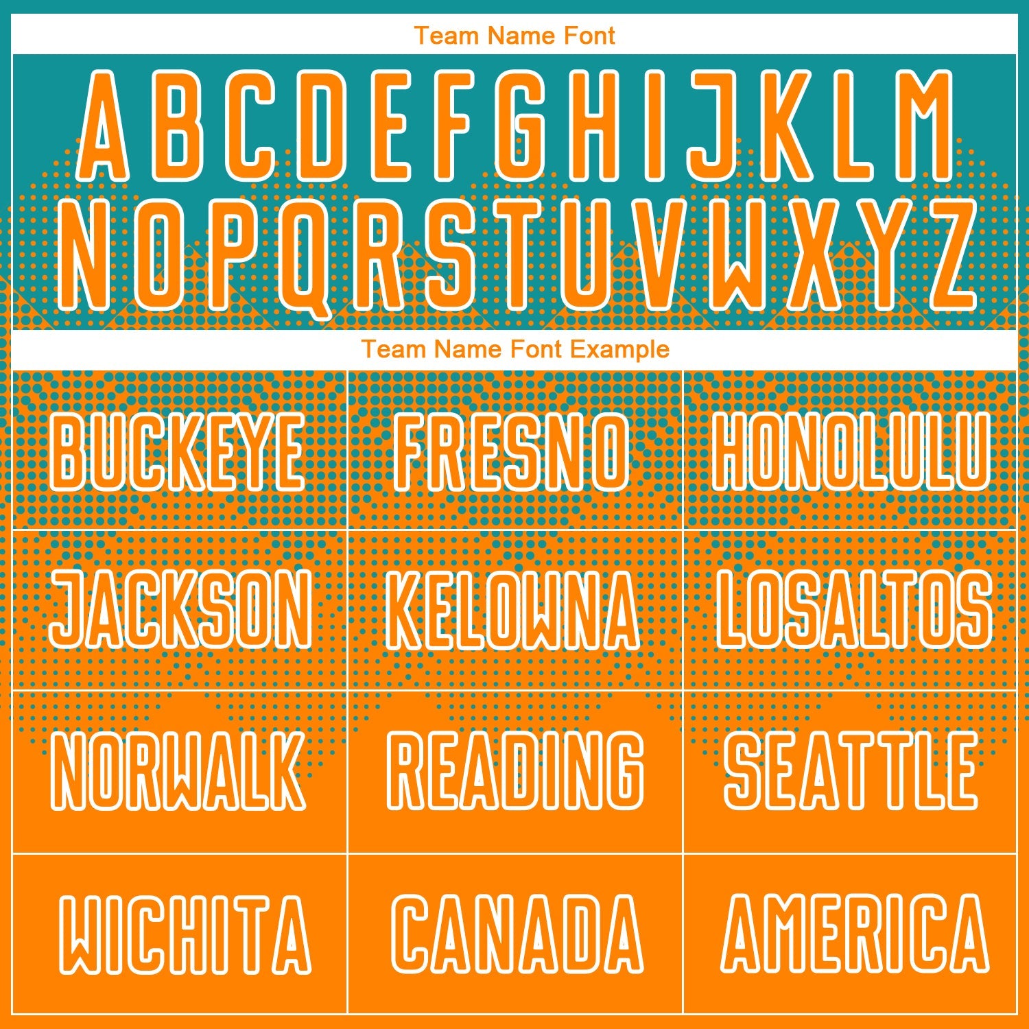 Custom Teal Bay Orange-White Sublimation Soccer Uniform Jersey view 4