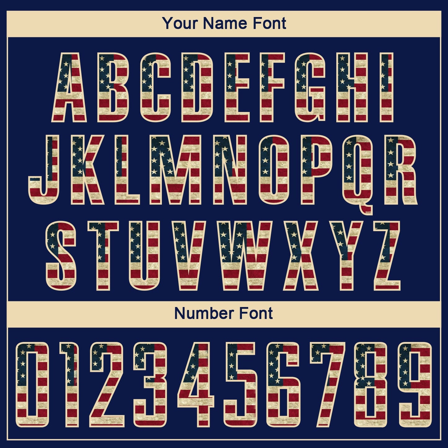 Custom Crimson Vintage USA Flag Navy-Cream Sublimation Soccer Uniform Jersey view 5