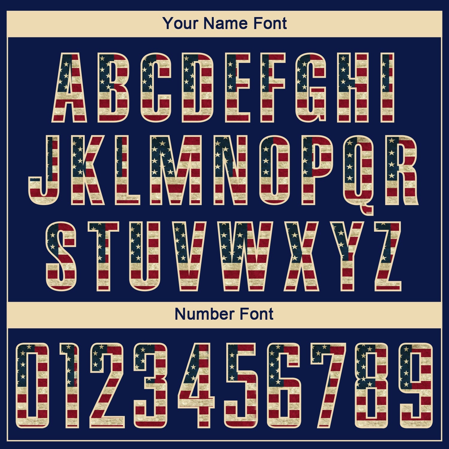 Custom Crimson Vintage USA Flag Navy-Cream Sublimation Soccer Uniform Jersey view 5