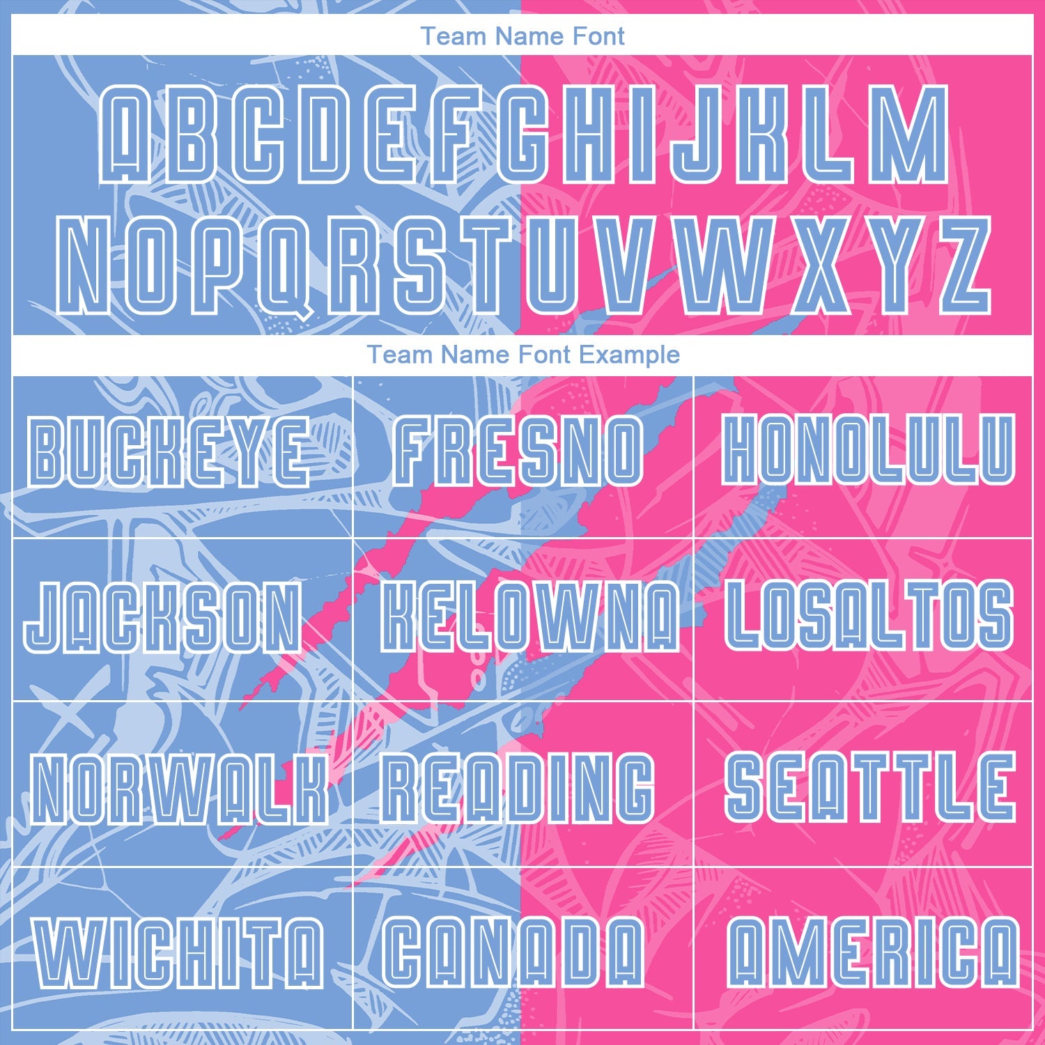 Custom Graffiti Pattern Light Blue-Pink Scratch Sublimation Soccer Uniform Jersey view 4