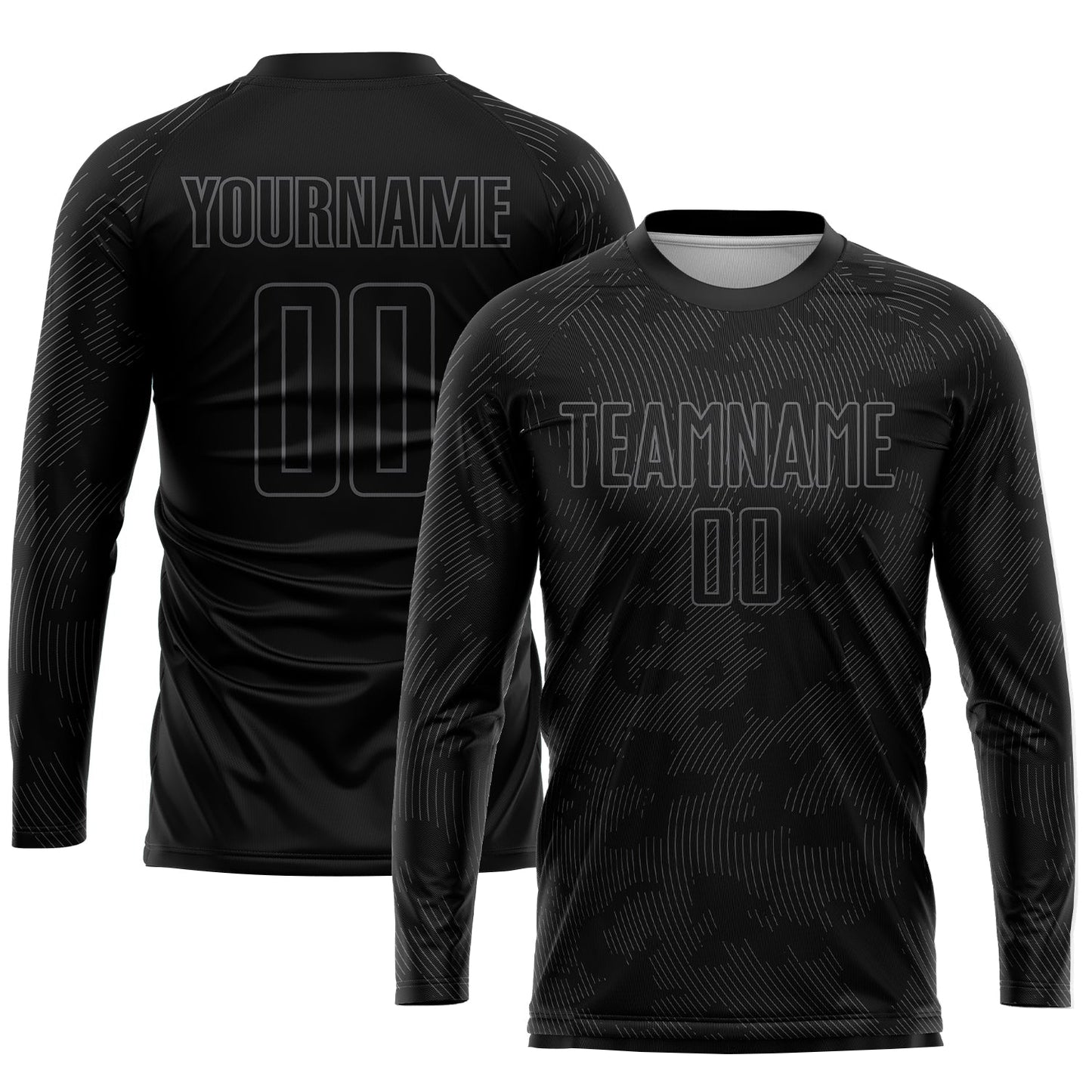 Custom Black Gray Sublimation Soccer Uniform Jersey view 3