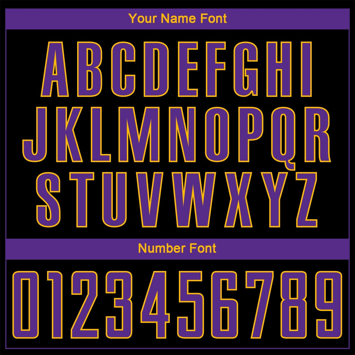Custom Black Purple-Gold Sublimation Soccer Uniform Jersey view 5
