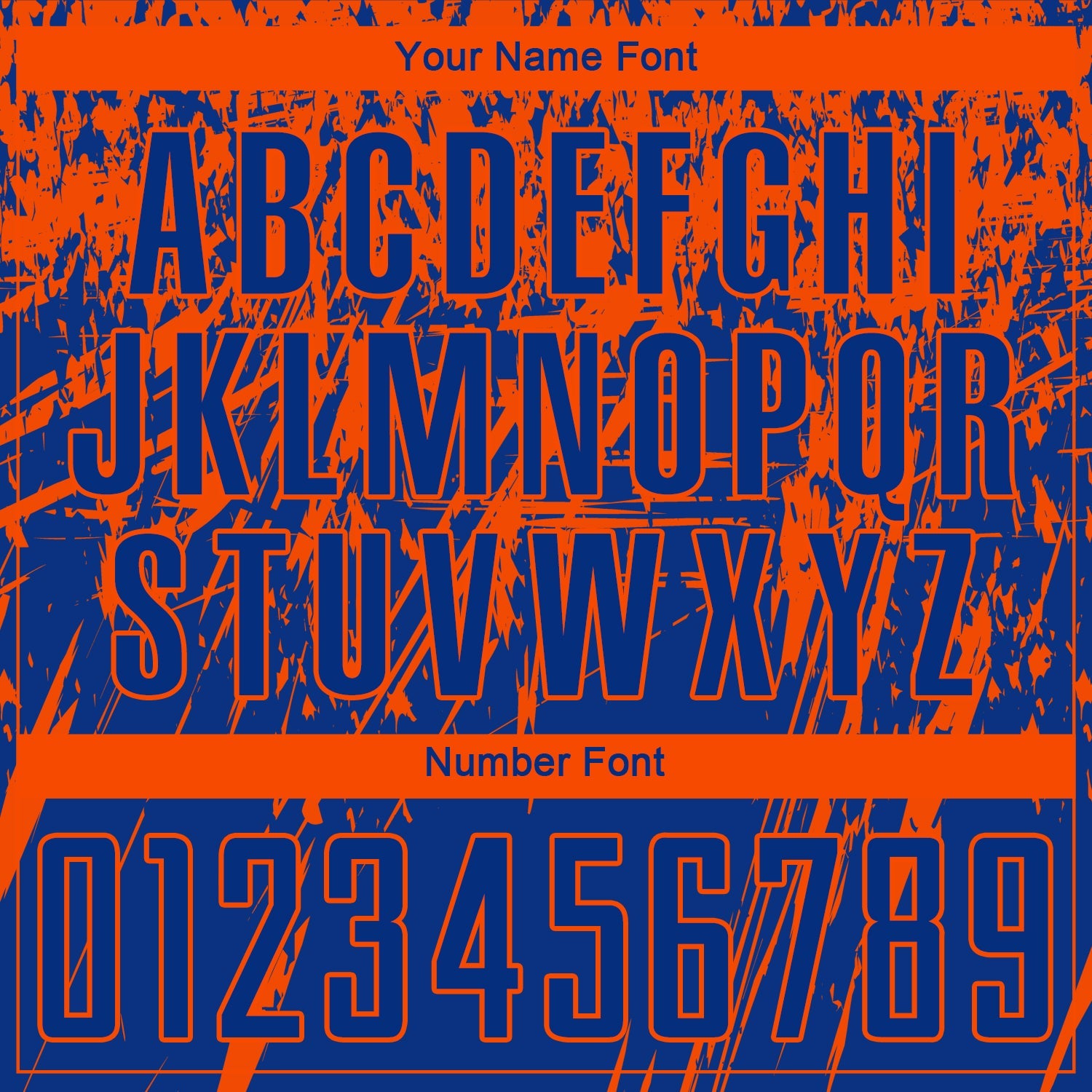 Custom Royal Orange Sublimation Soccer Uniform Jersey view 5
