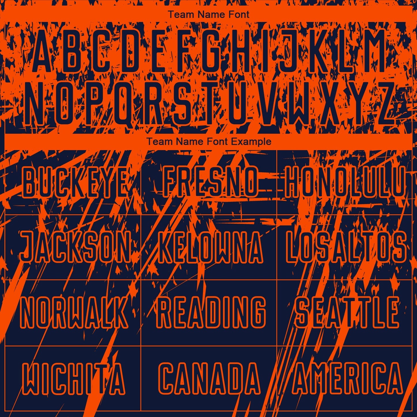 Custom Navy Orange Sublimation Soccer Uniform Jersey view 4