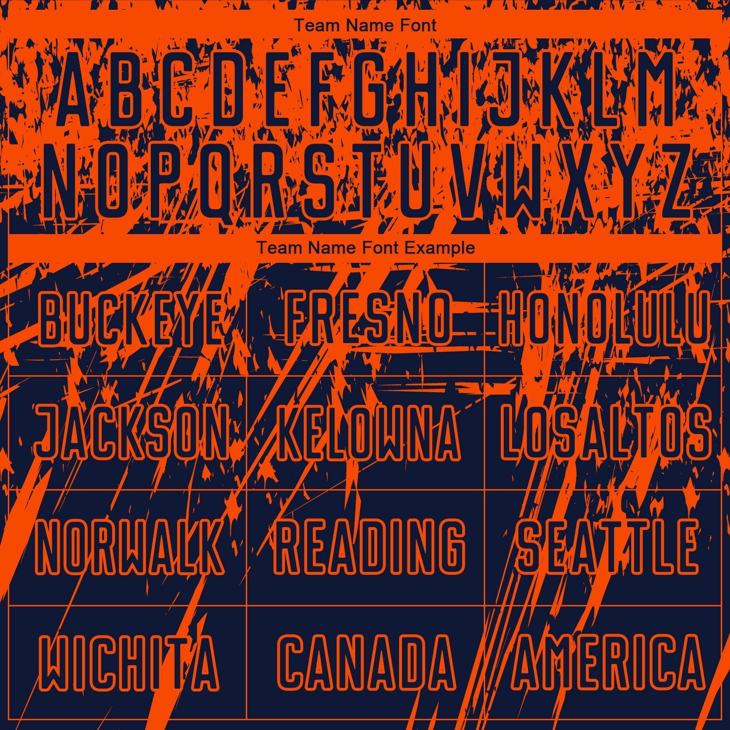 Custom Navy Orange Sublimation Soccer Uniform Jersey view 4