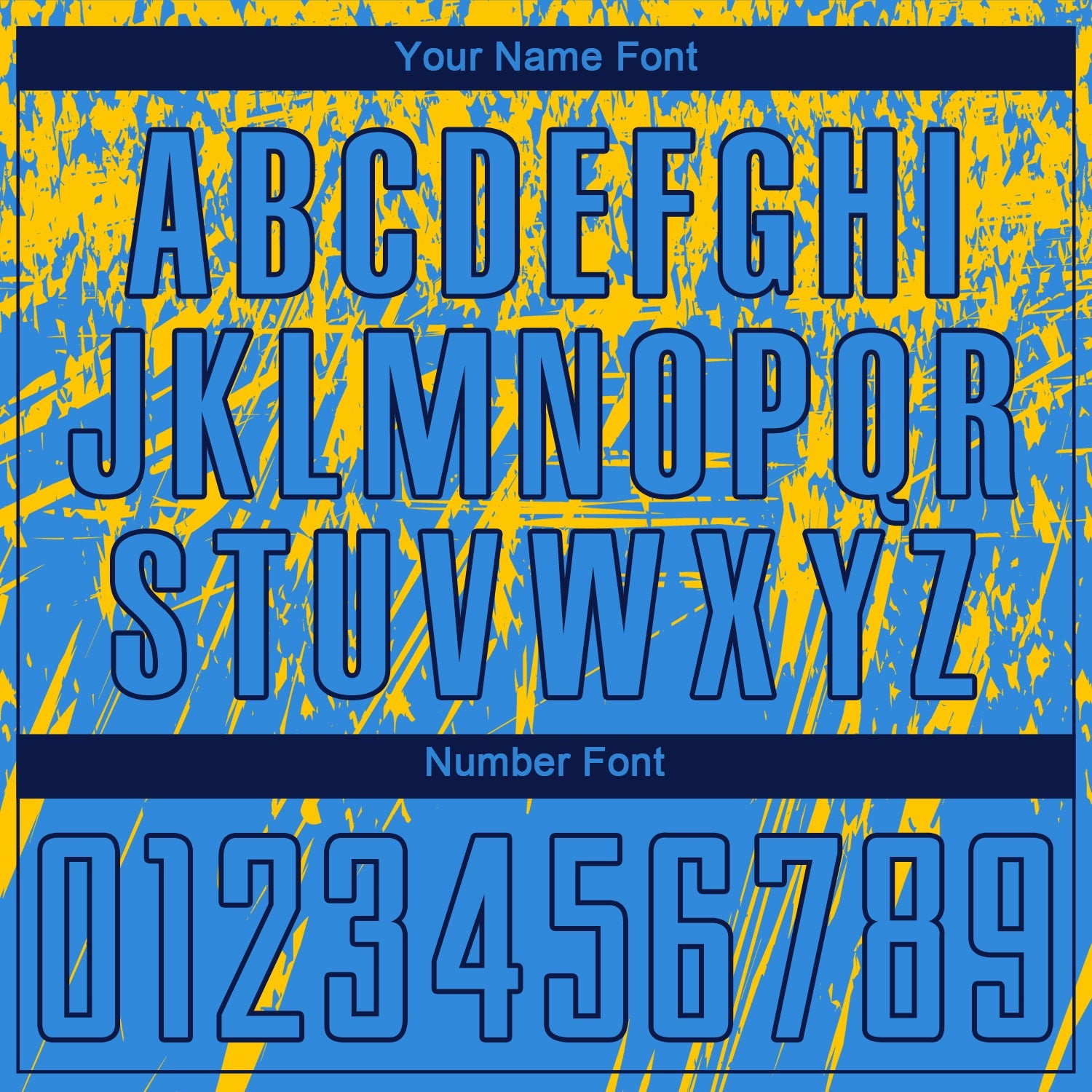 Custom Powder Blue Yellow-Navy Sublimation Soccer Uniform Jersey view 5