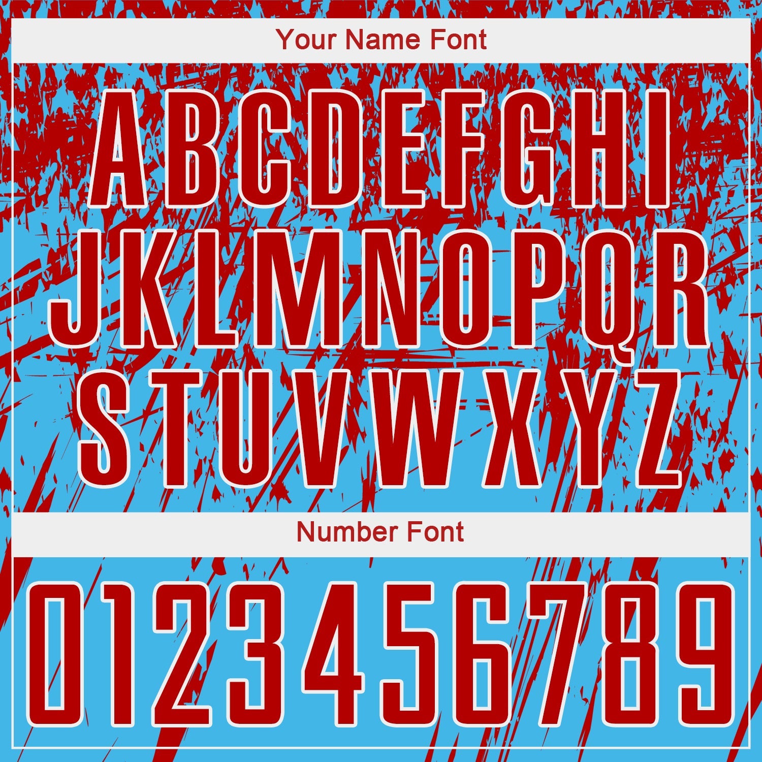 Custom Sky Blue Red-White Sublimation Soccer Uniform Jersey view 5