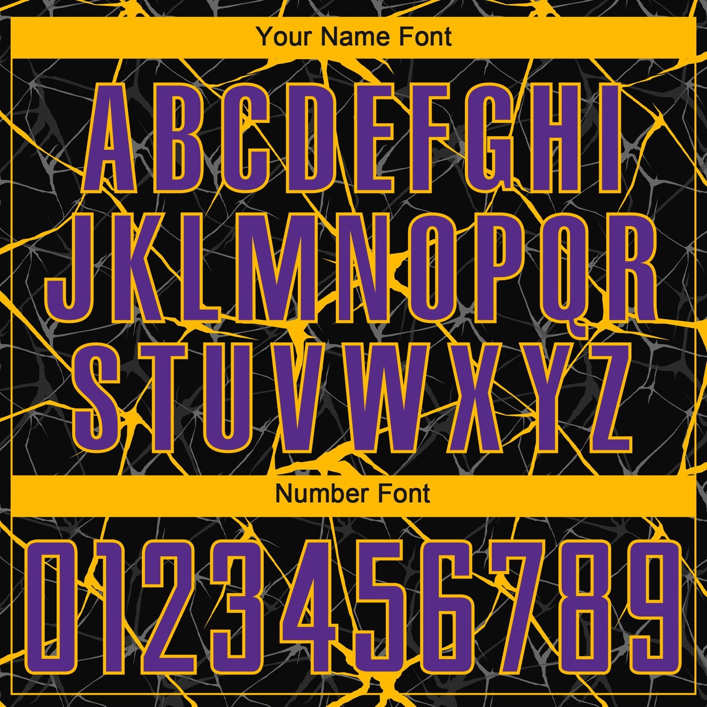 Custom Black Purple-Gold Sublimation Soccer Uniform Jersey view 7