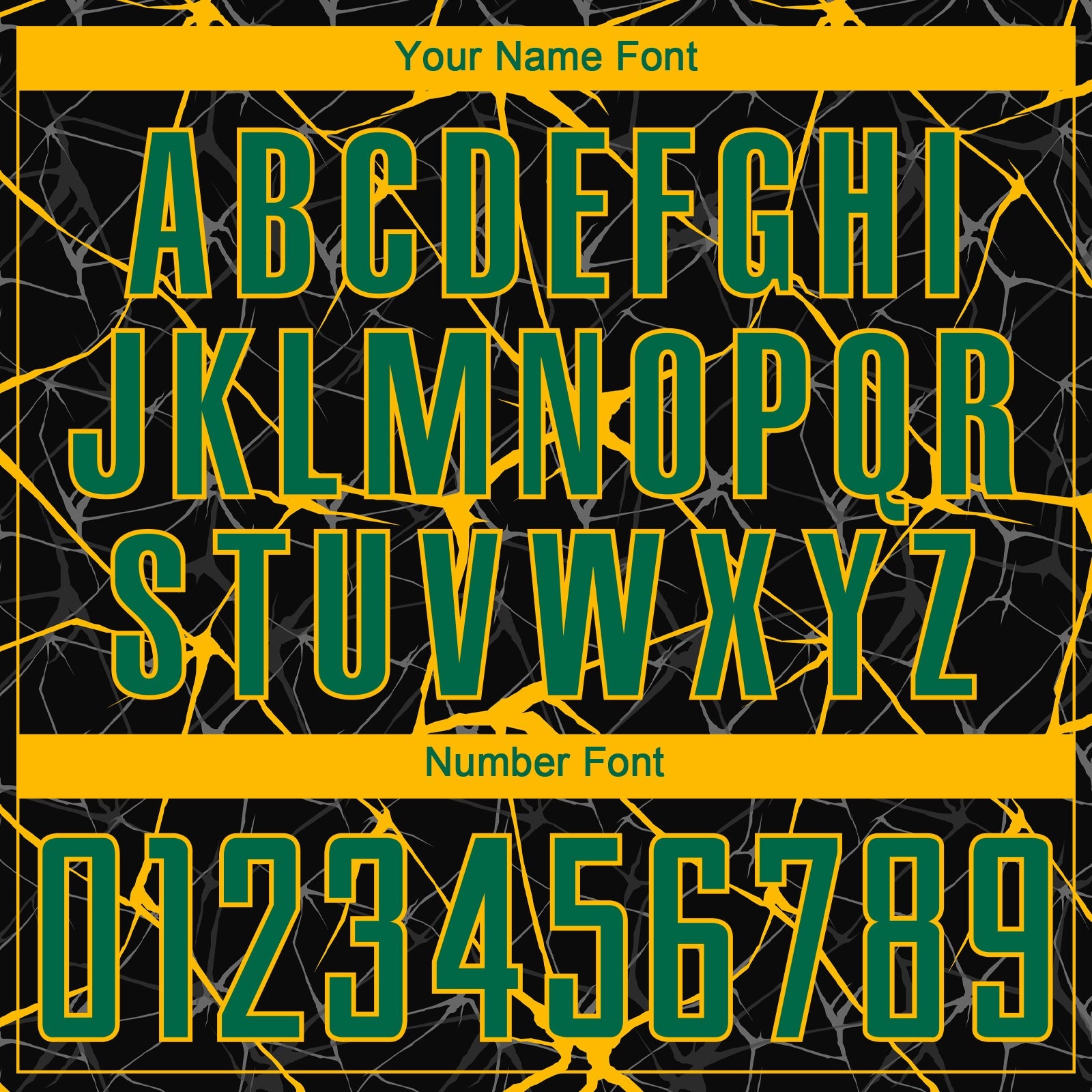 Custom Black Kelly Green-Gold Sublimation Soccer Uniform Jersey view 5