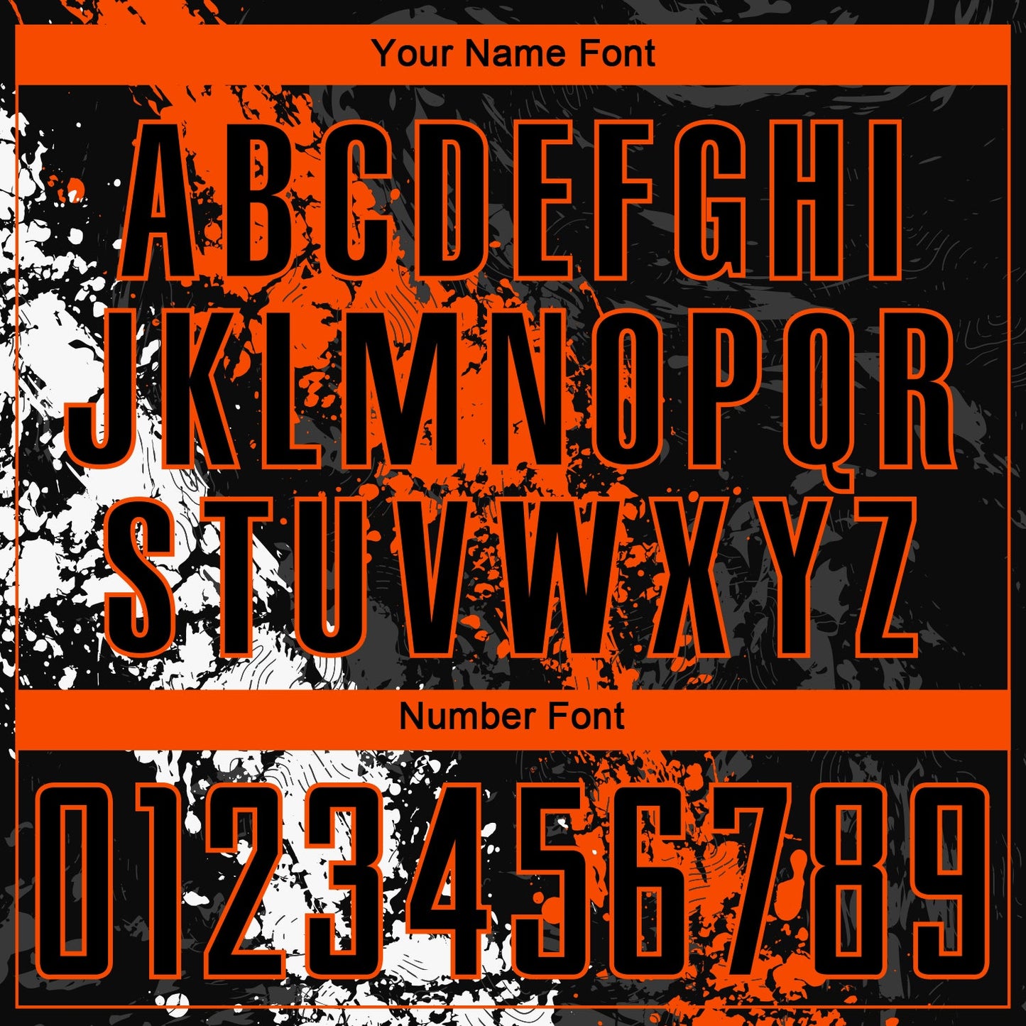 Custom Black Orange-White Sublimation Soccer Uniform Jersey view 5