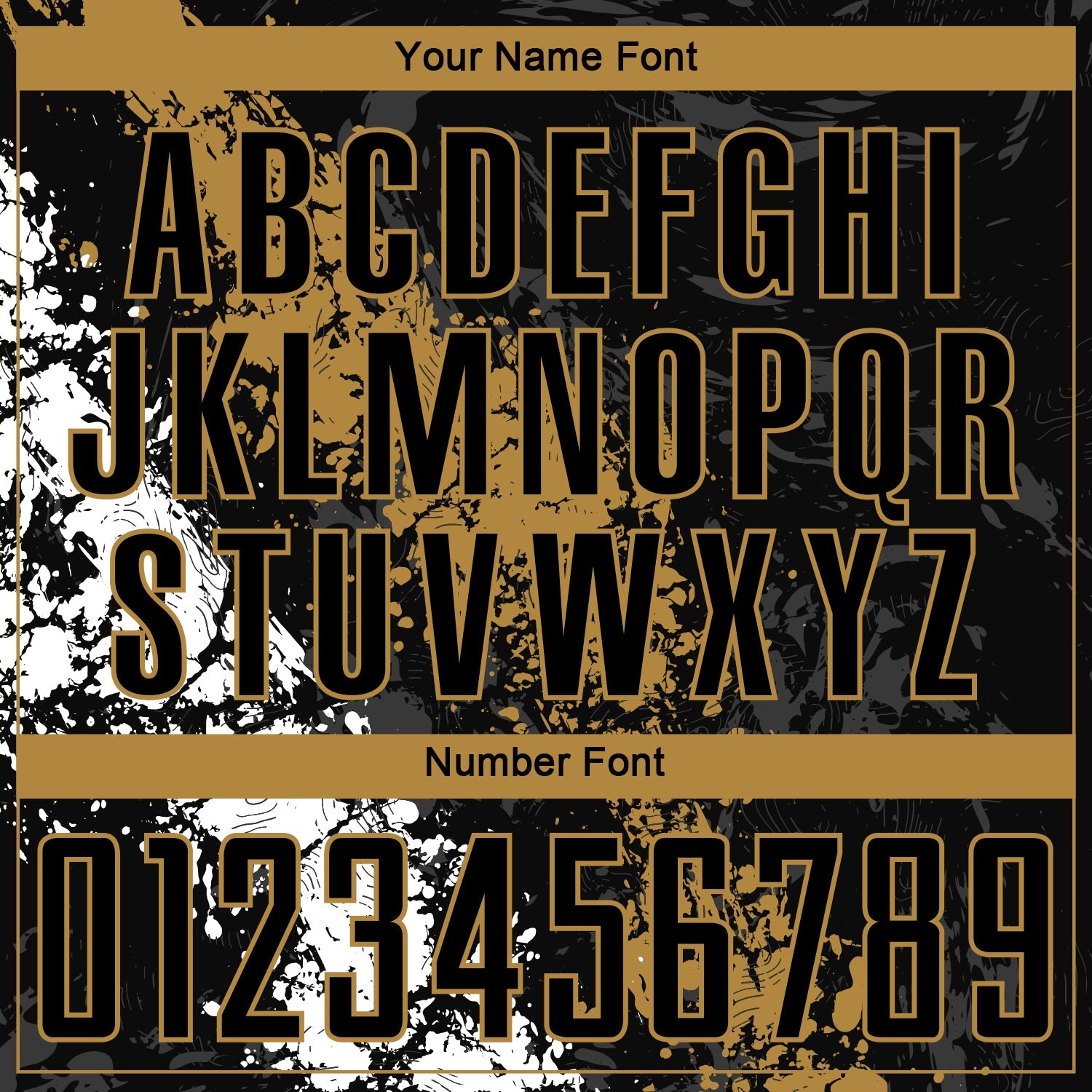 Custom Black Old Gold-White Sublimation Soccer Uniform Jersey view 5