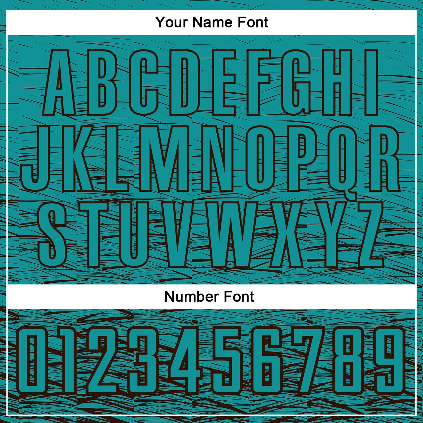 Custom Teal Brown Sublimation Soccer Uniform Jersey view 5